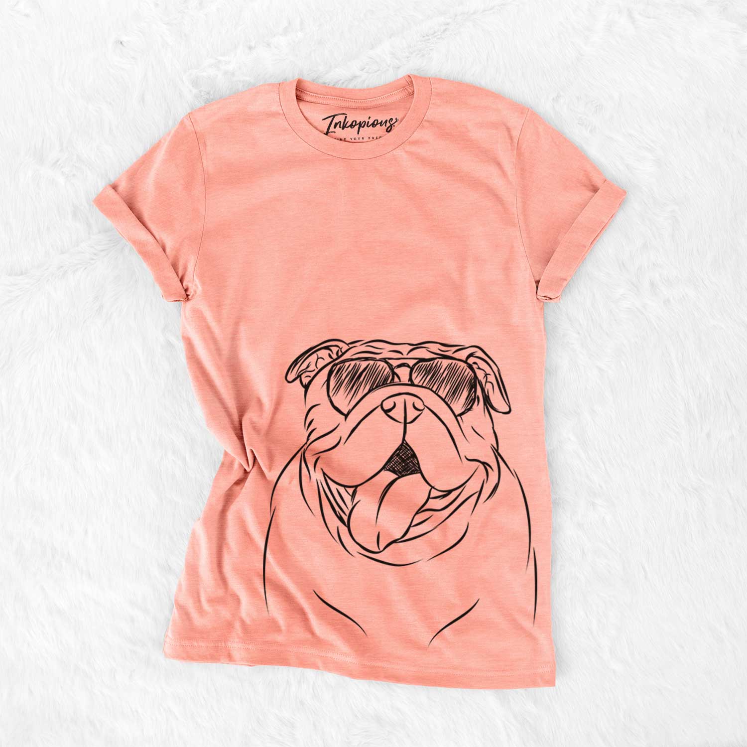 Missy Moo the English Bulldog - Bella Canvas Unisex Crewneck