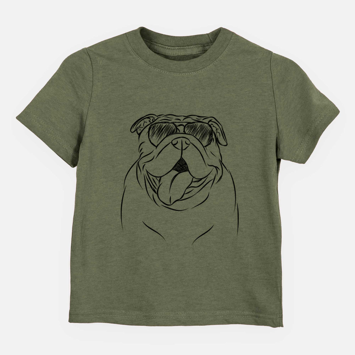 Aviator Missy Moo the English Bulldog - Kids/Youth/Toddler Shirt