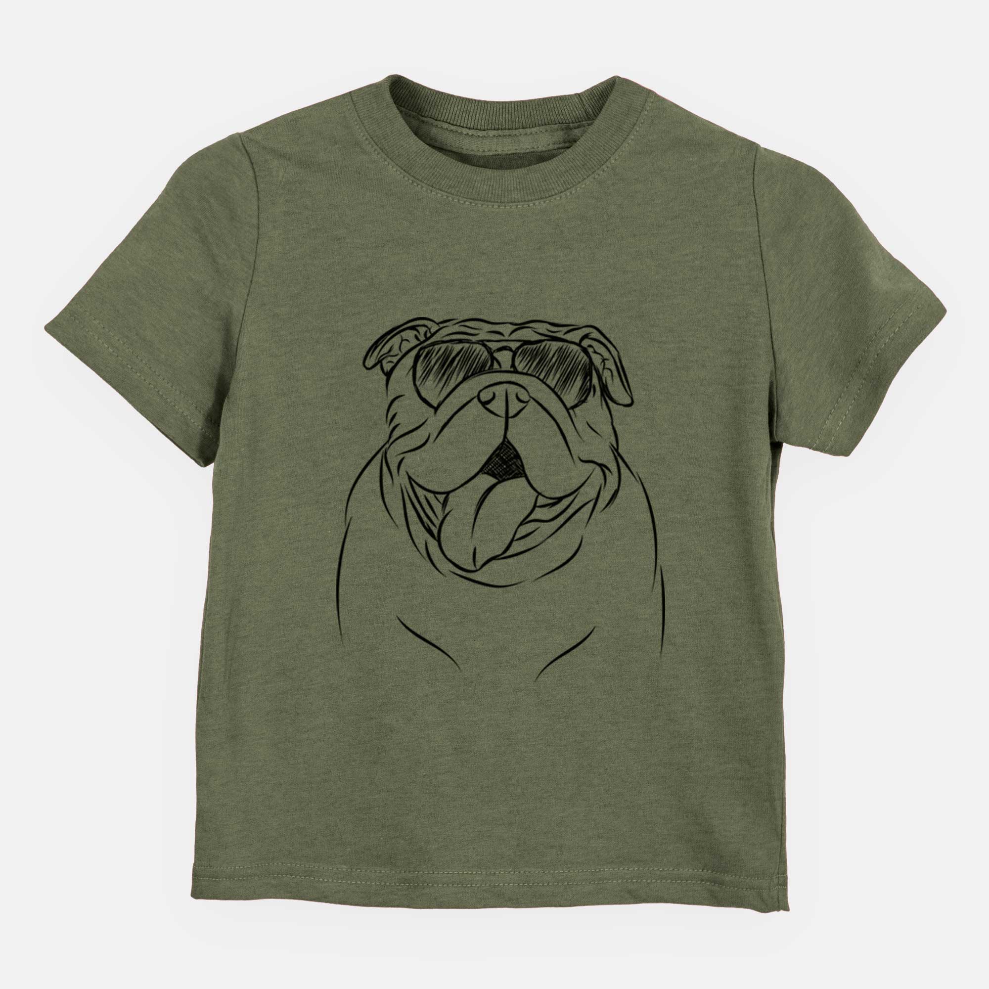 Aviator Missy Moo the English Bulldog - Kids/Youth/Toddler Shirt