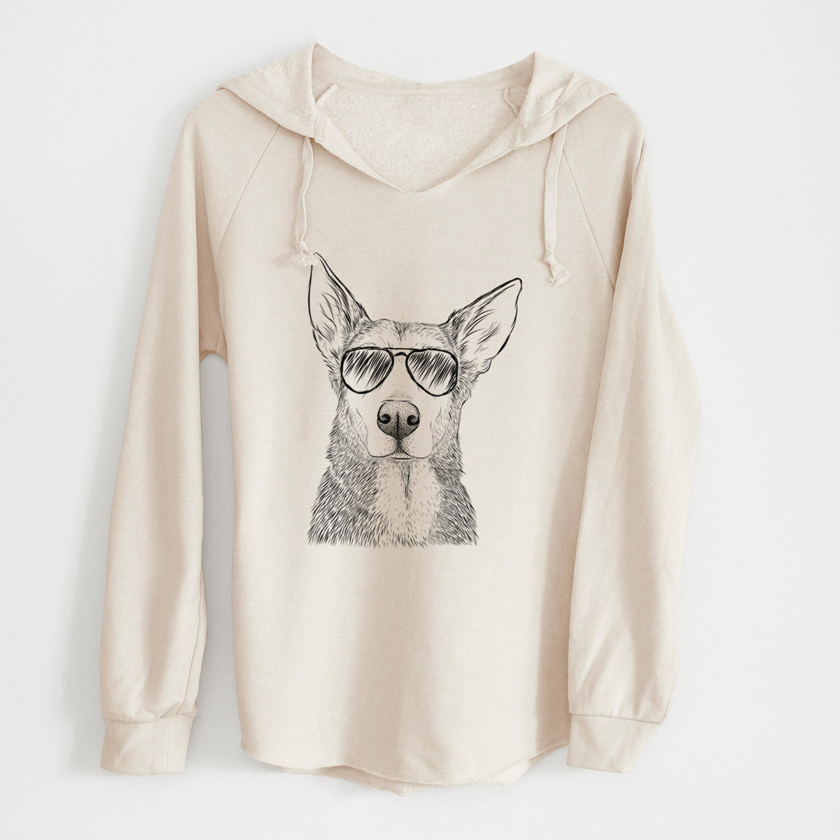 Aviator Misty the German Shepherd Mix - Cali Wave Hooded Sweatshirt