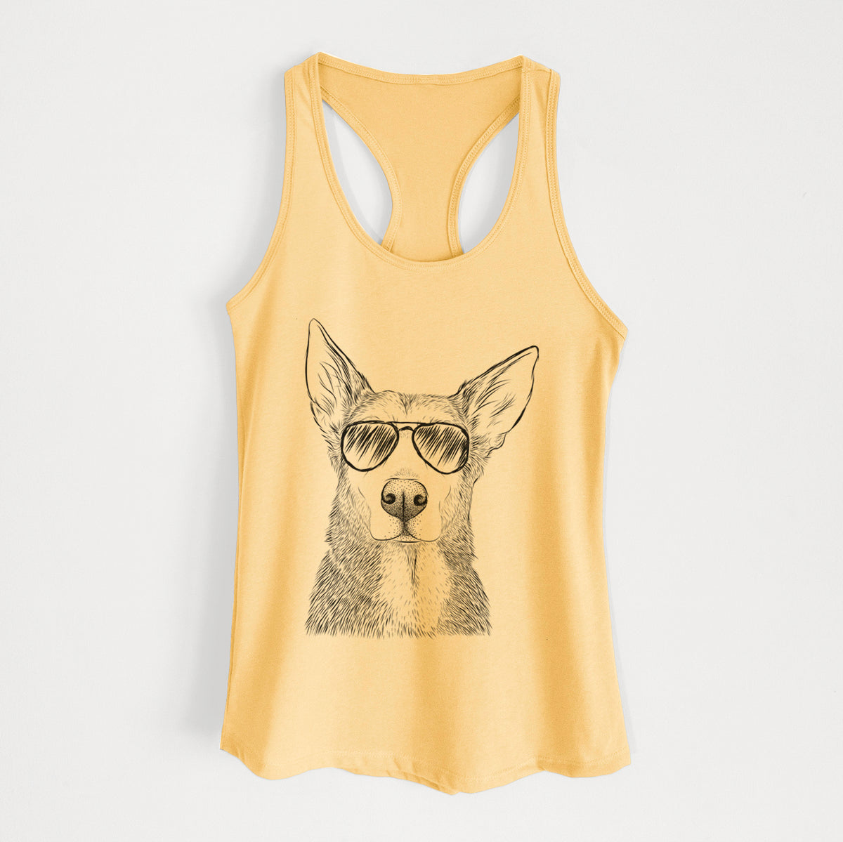 Misty the German Shepherd Mix - Women's Racerback Tanktop