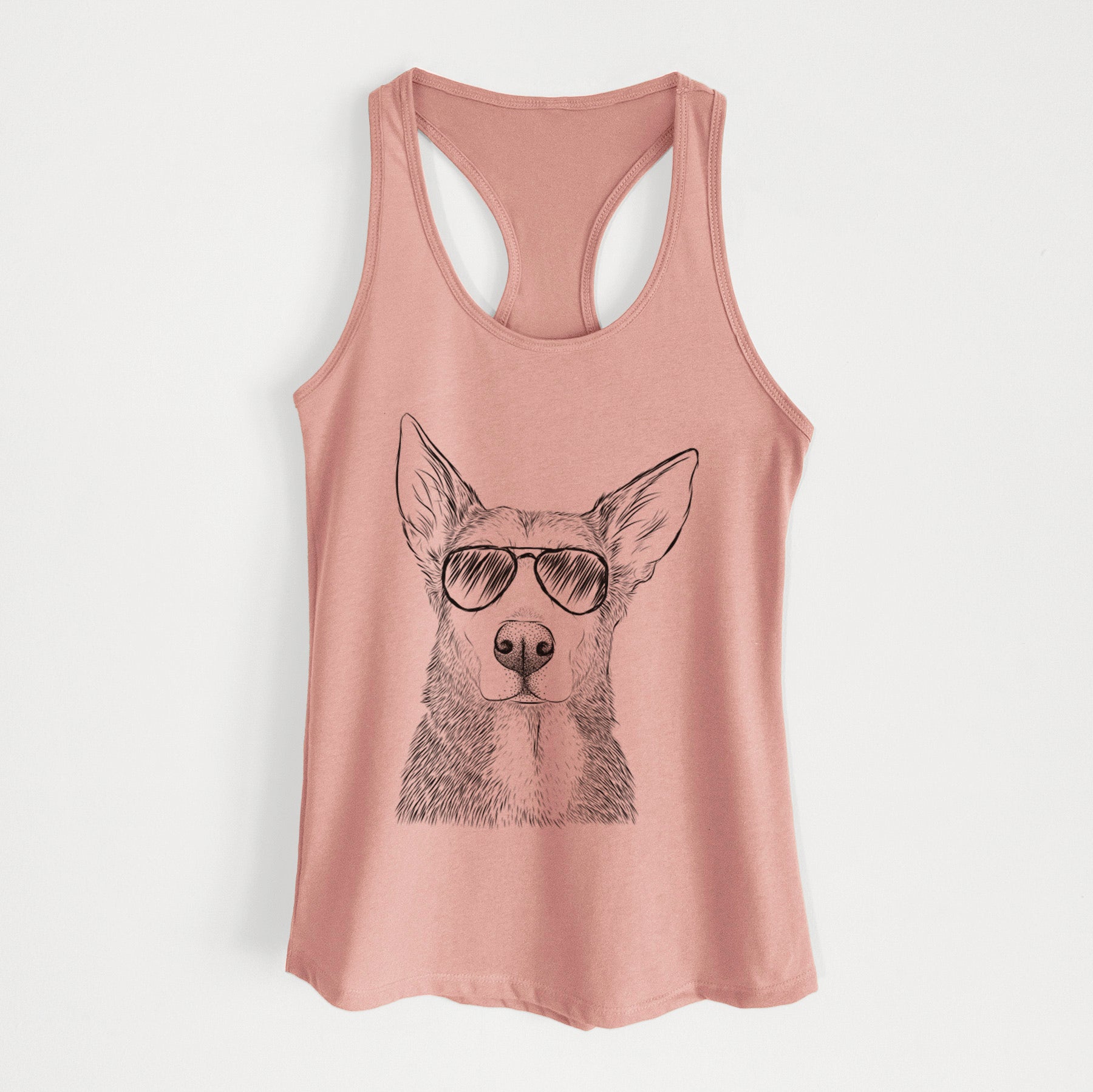 Misty the German Shepherd Mix - Women's Racerback Tanktop