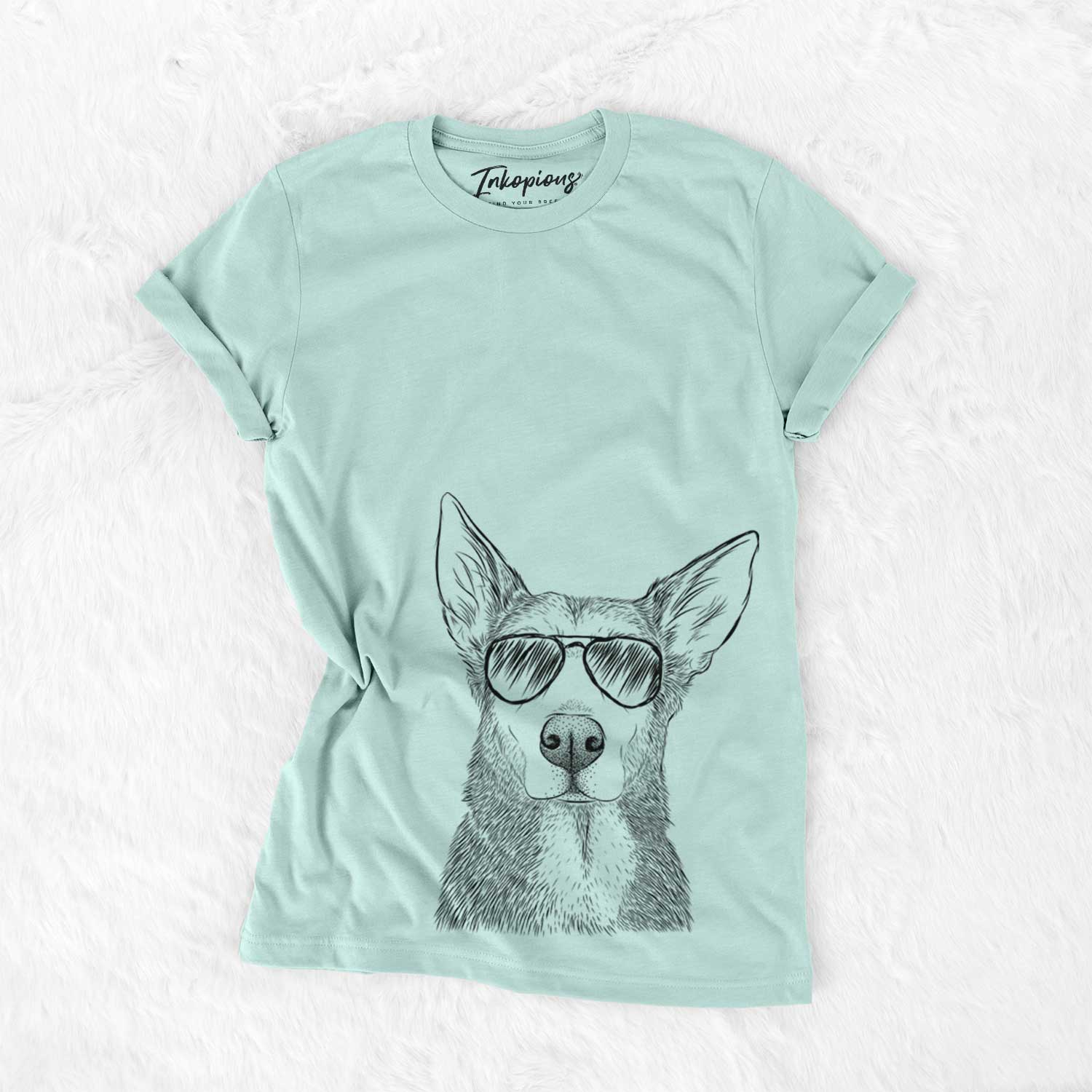 Aviator Misty the German Shepherd Mix - Unisex Crewneck