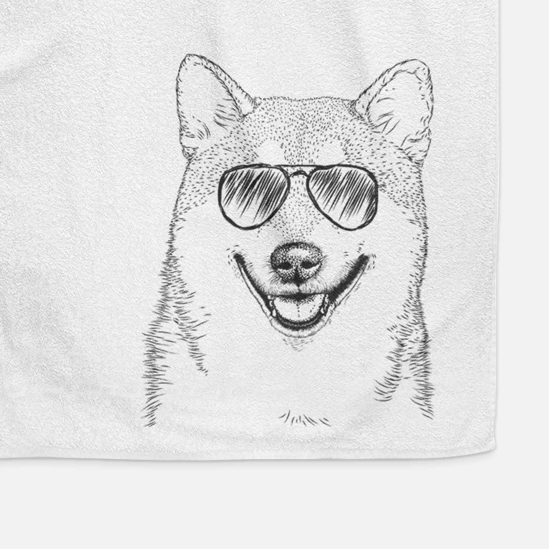 Mitsu the Shiba Inu Decorative Hand Towel