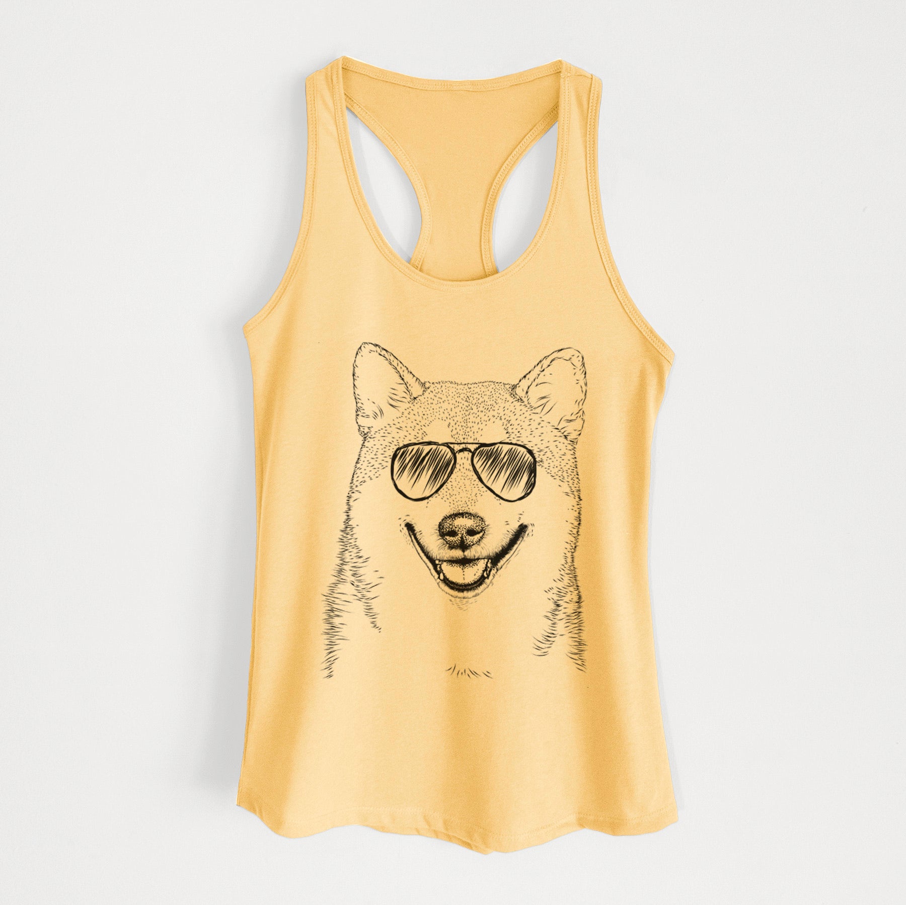 Mitsu the Shiba Inu - Women's Racerback Tanktop