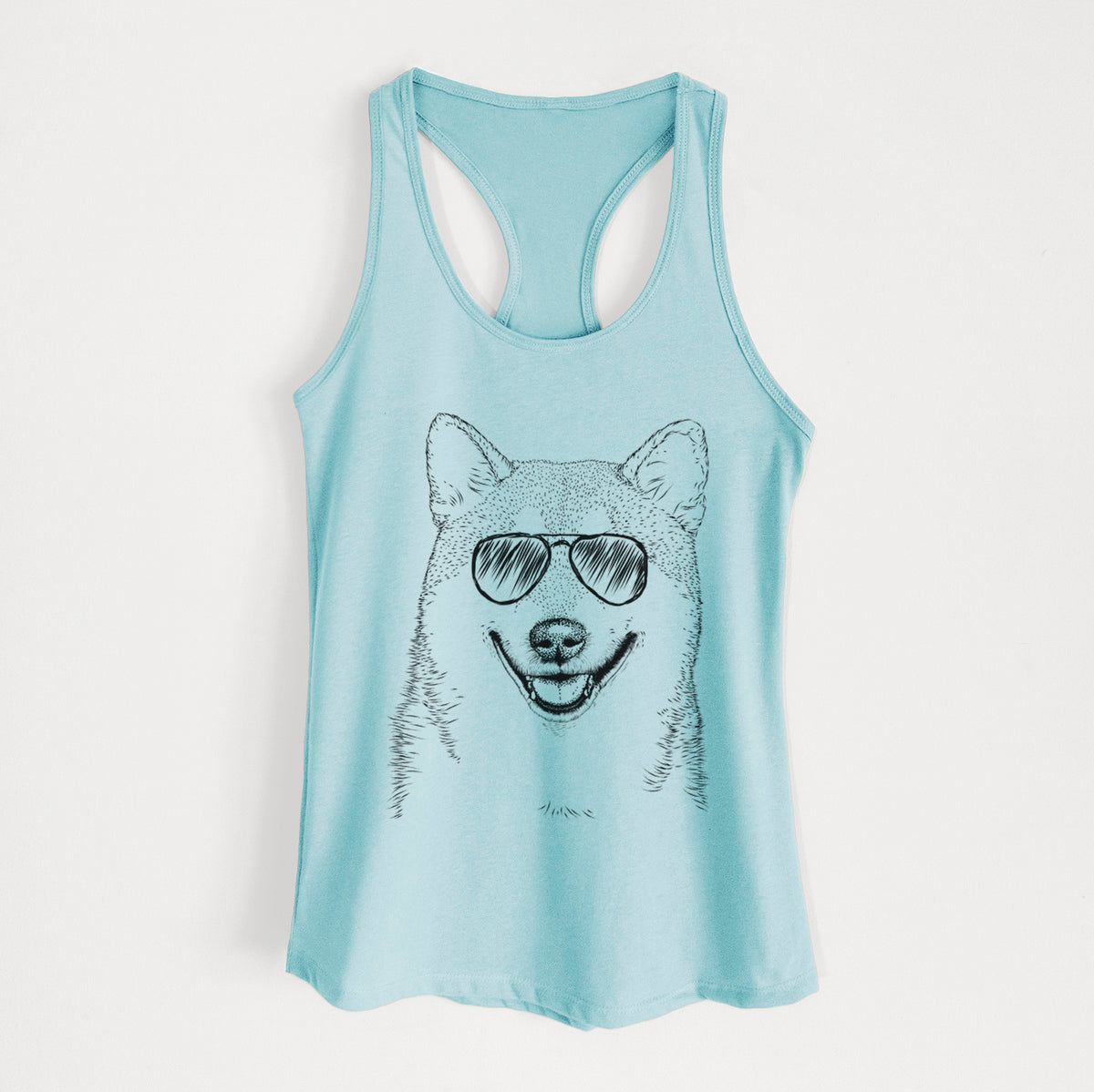 Mitsu the Shiba Inu - Women's Racerback Tanktop