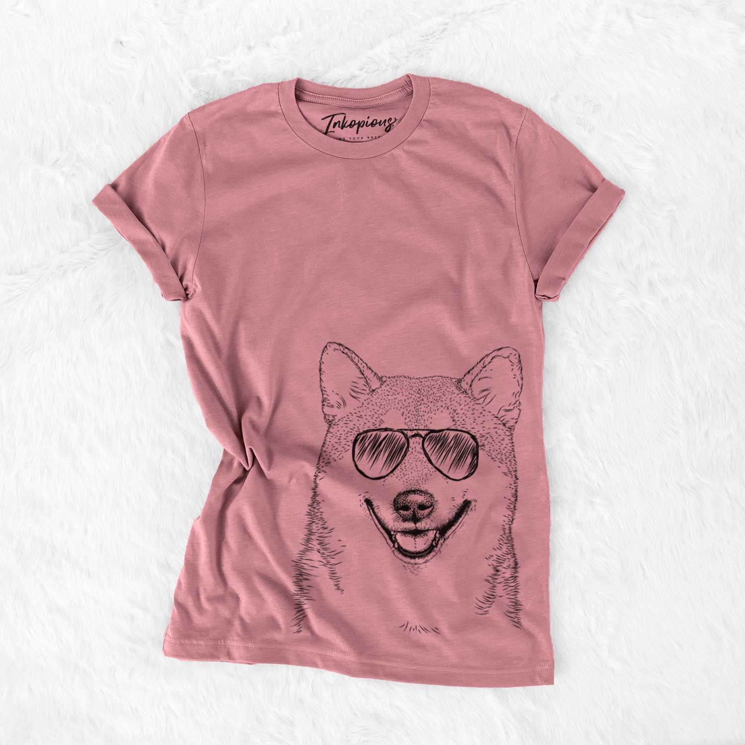 Aviator Mitsu the Shiba Inu - Unisex Crewneck