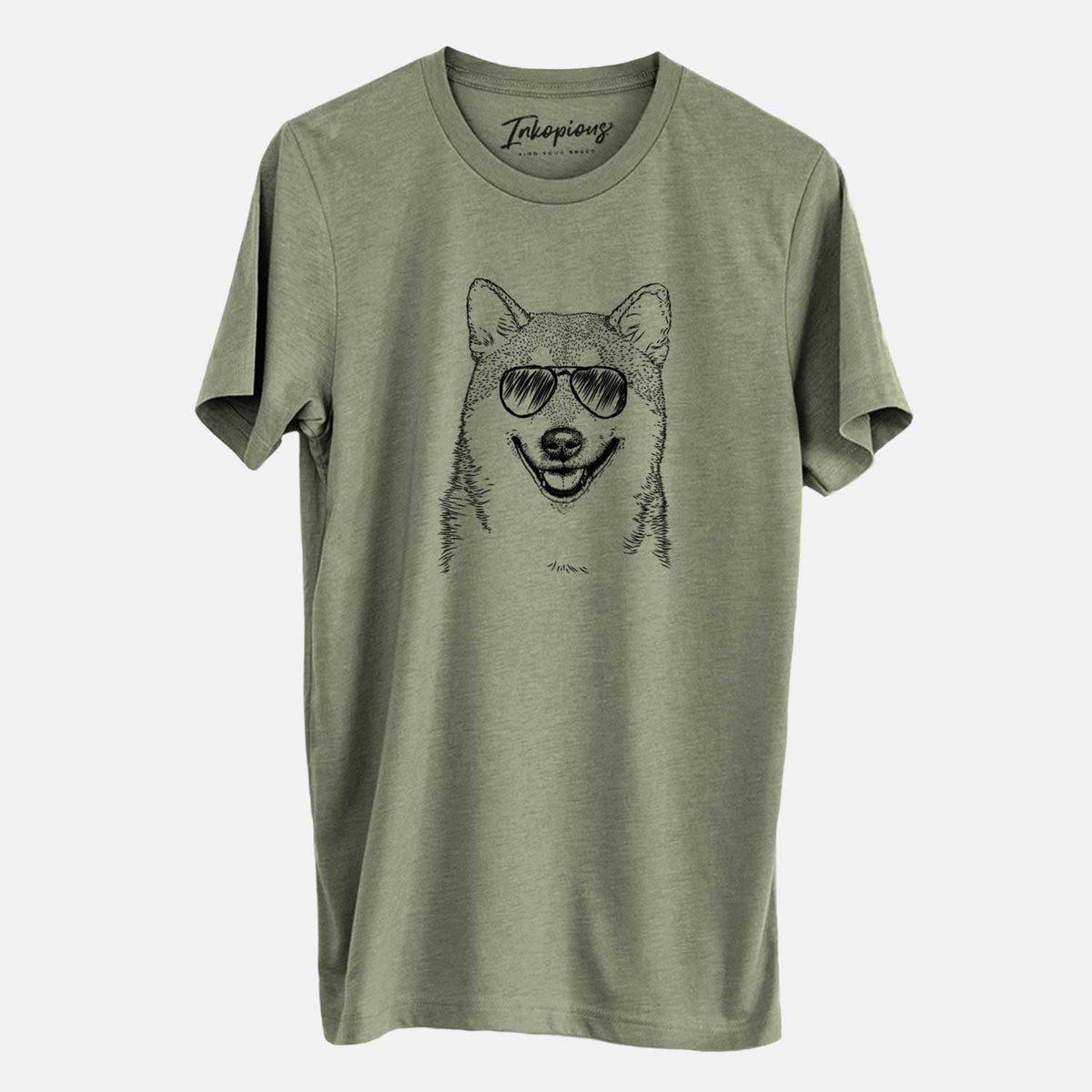 Aviator Mitsu the Shiba Inu - Unisex Crewneck