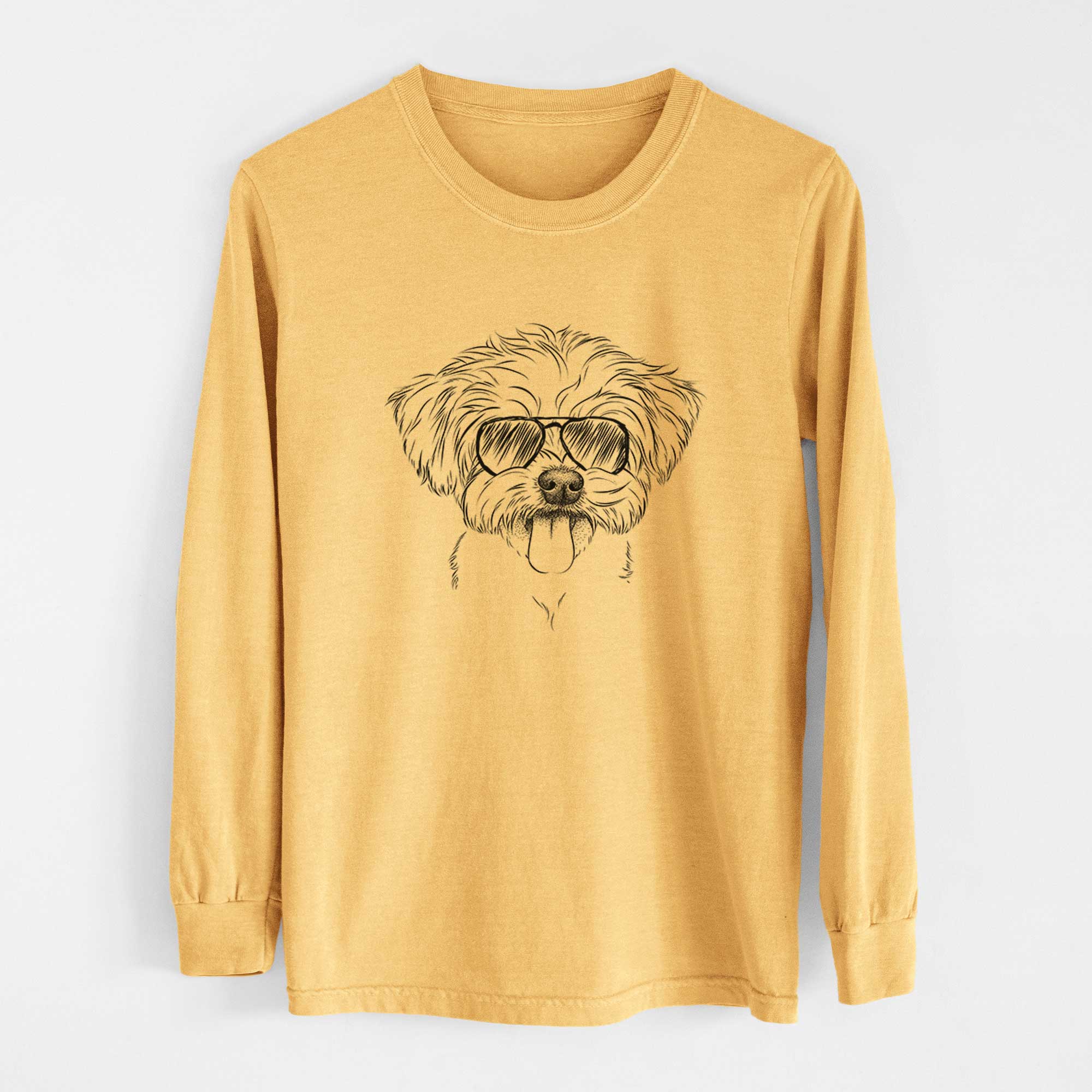 Aviators Mochi the Maltese - Heavyweight 100% Cotton Long Sleeve