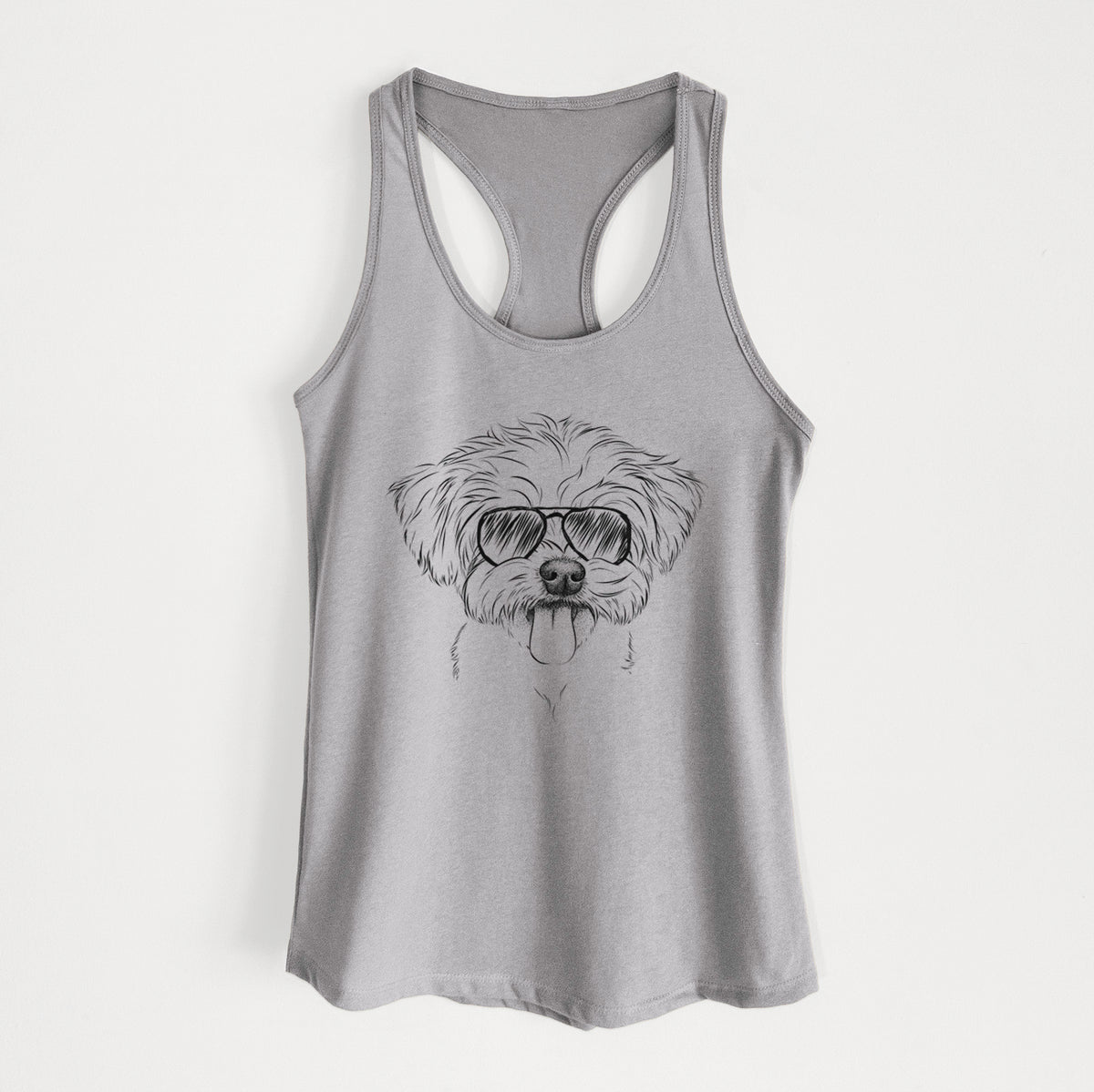 Mochi the Maltese - Women's Racerback Tanktop