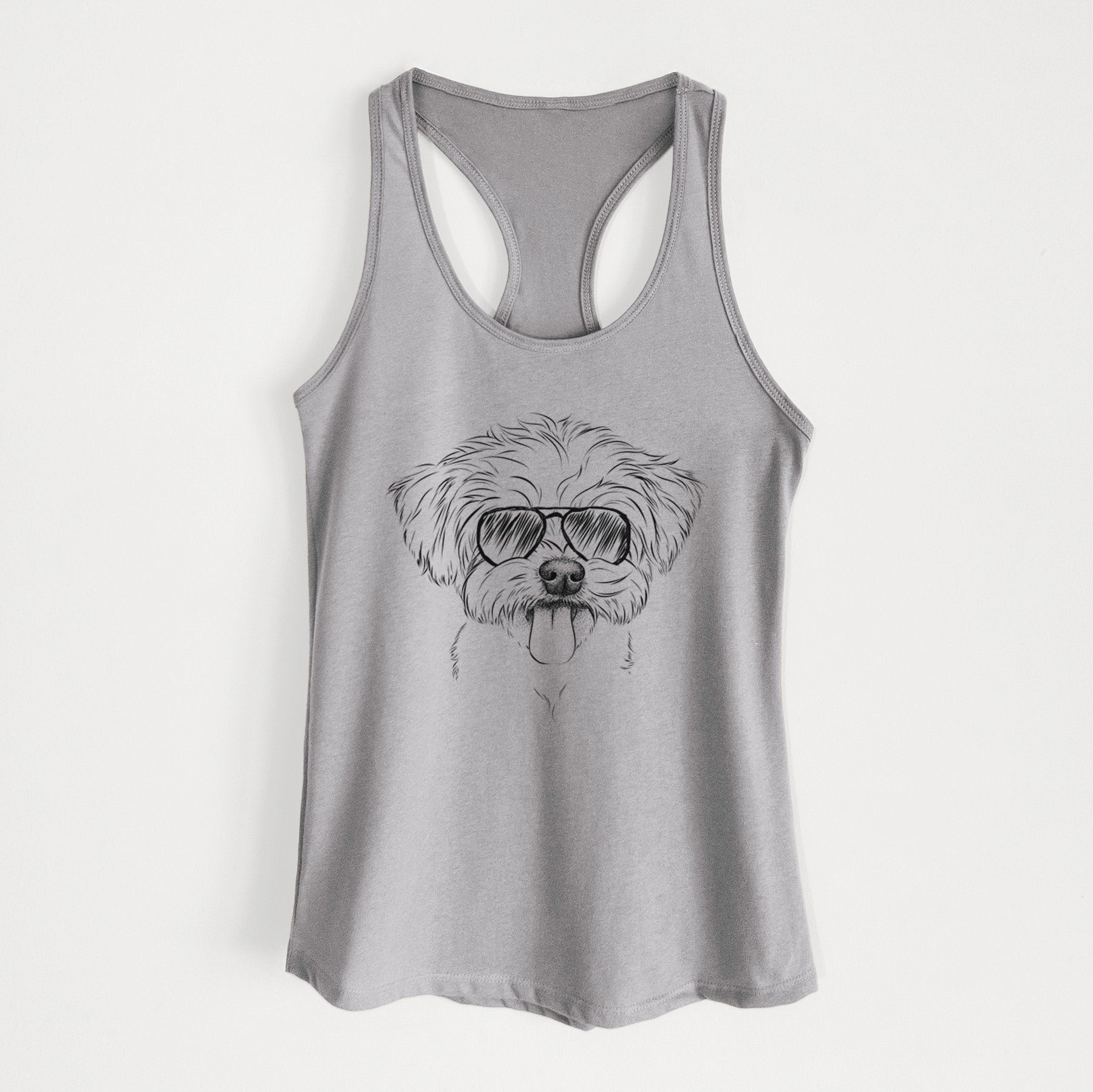 Mochi the Maltese - Women's Racerback Tanktop