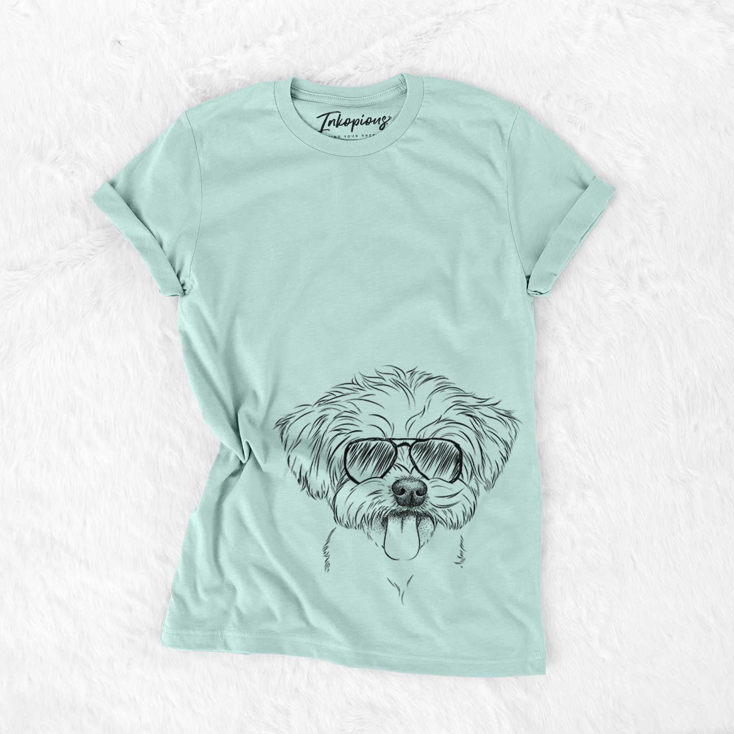 Aviator Mochi the Maltese - Unisex Crewneck