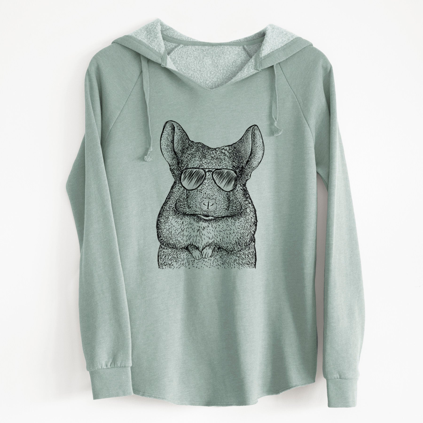 Aviator Mojo the Chinchilla - Cali Wave Hooded Sweatshirt