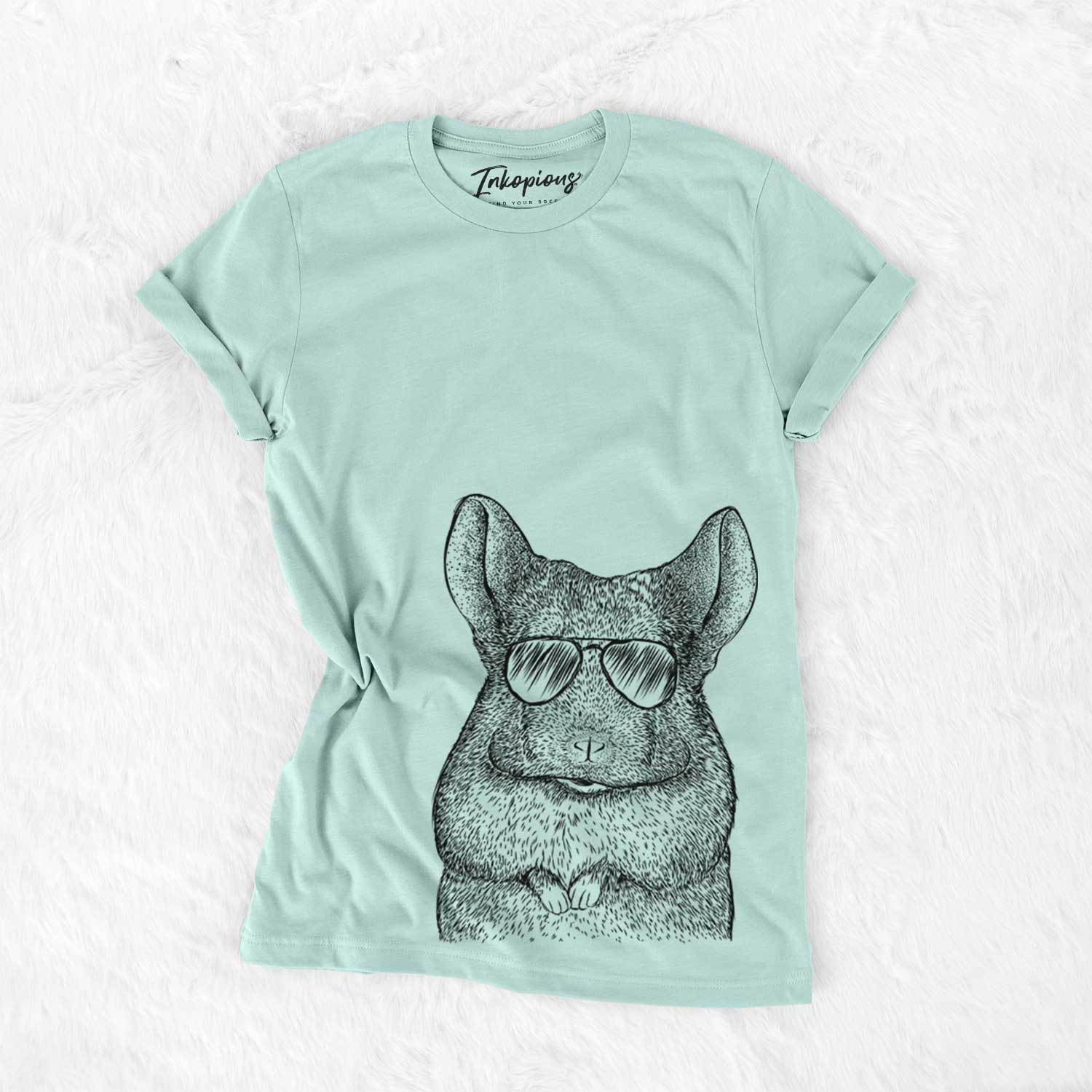 Aviator Mojo the Chinchilla - Unisex Crewneck