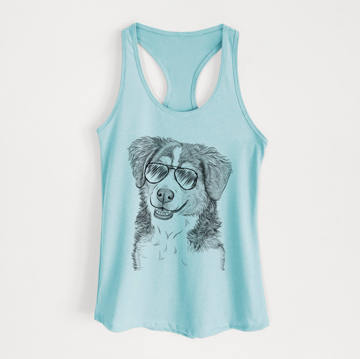 Molly the Miniature Bernedoodle - Women's Racerback Tanktop