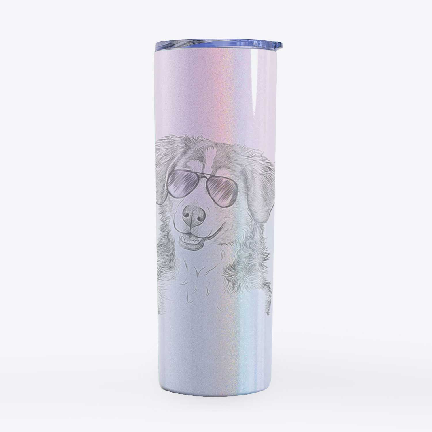 Molly the Miniature Bernedoodle - 20oz Skinny Tumbler