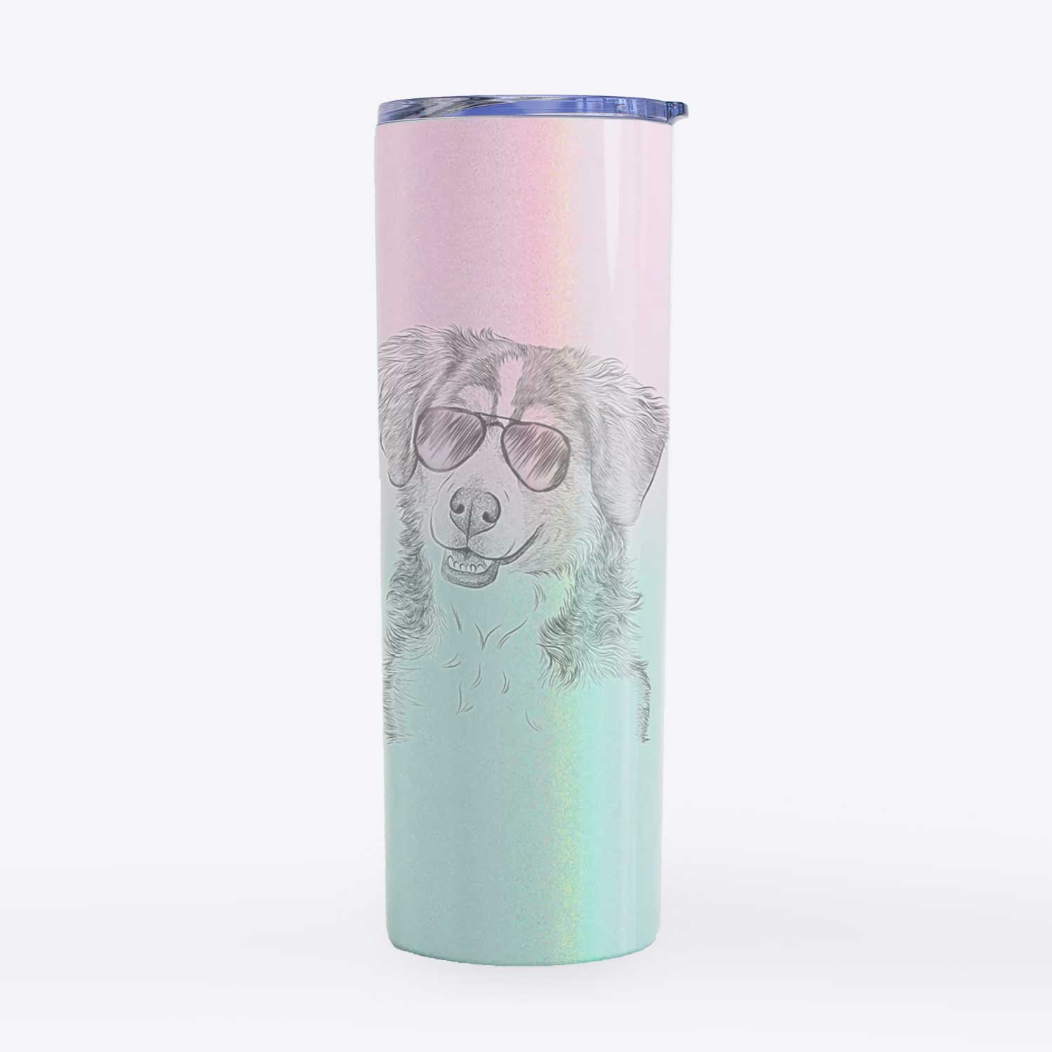 Molly the Miniature Bernedoodle - 20oz Skinny Tumbler