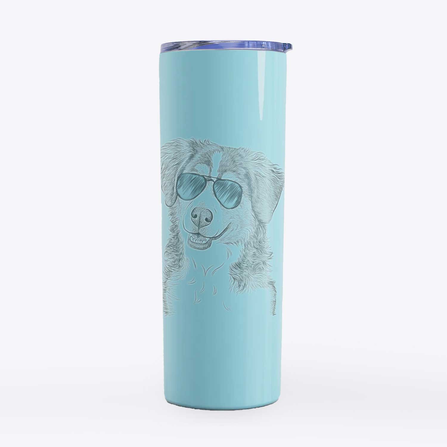 Molly the Miniature Bernedoodle - 20oz Skinny Tumbler