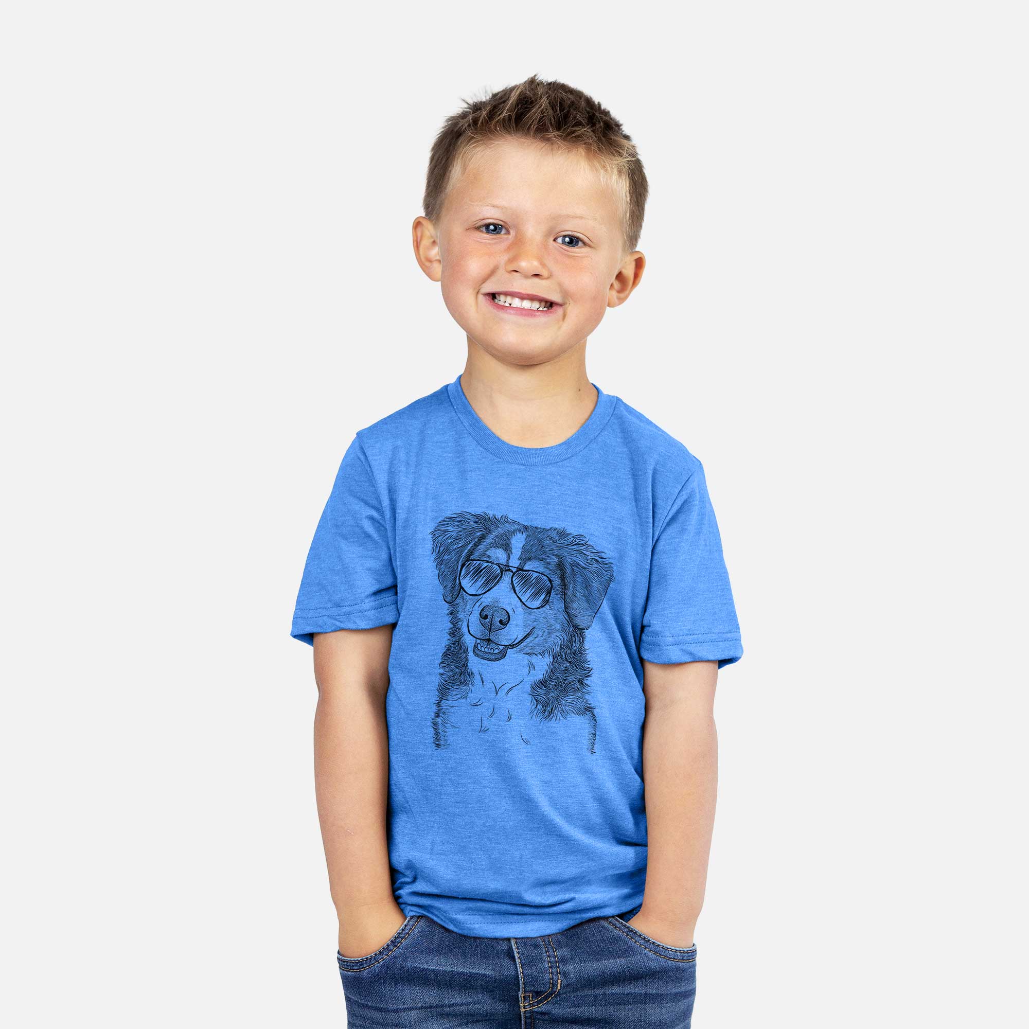 Aviator Molly the Miniature Bernedoodle - Kids/Youth/Toddler Shirt