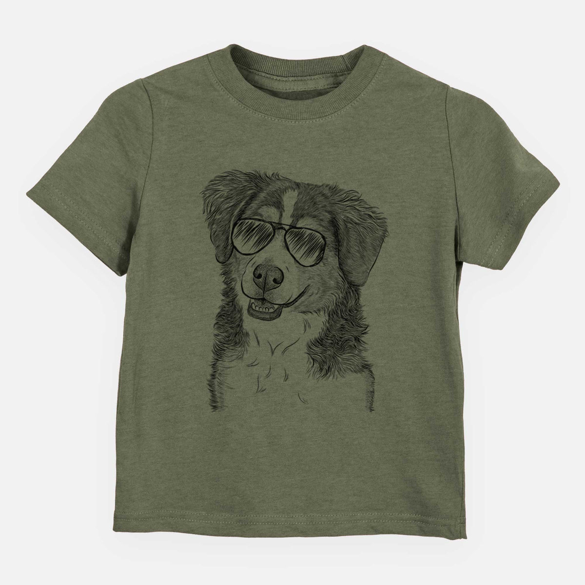 Aviator Molly the Miniature Bernedoodle - Kids/Youth/Toddler Shirt