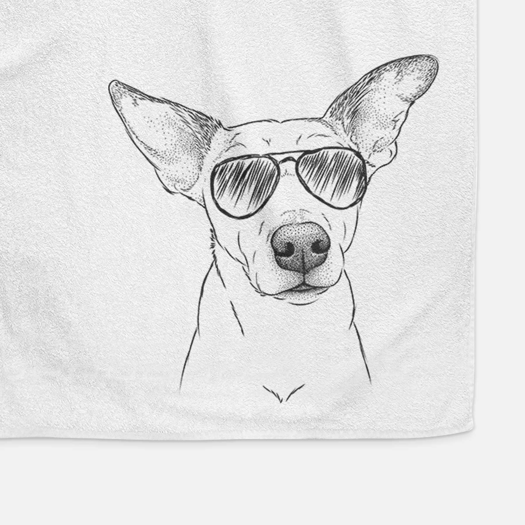 Molly the Jack Russell Terrier Decorative Hand Towel