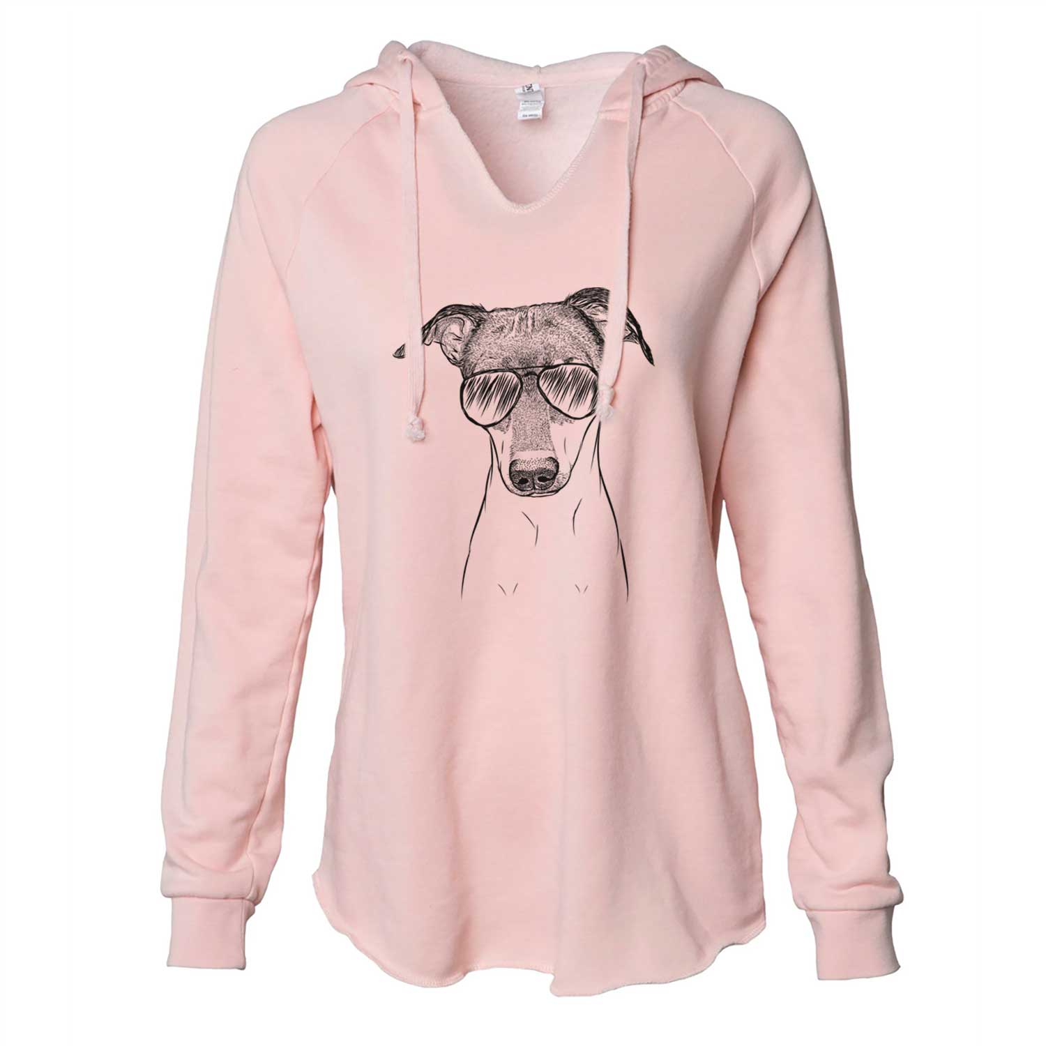 Momo the Japanese Terrier - Cali Wave Hooded Sweatshirt