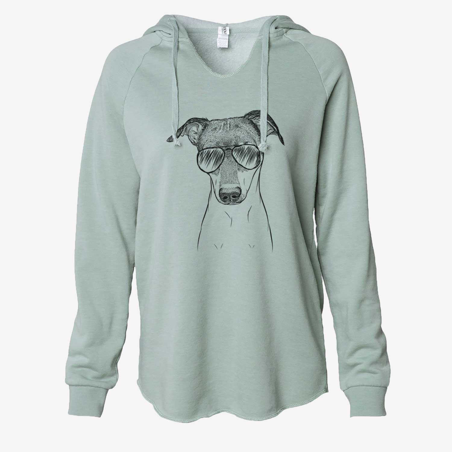 Momo the Japanese Terrier - Cali Wave Hooded Sweatshirt