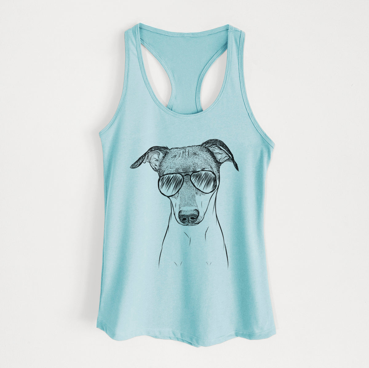Momo the Japanese Terrier - Women's Racerback Tanktop