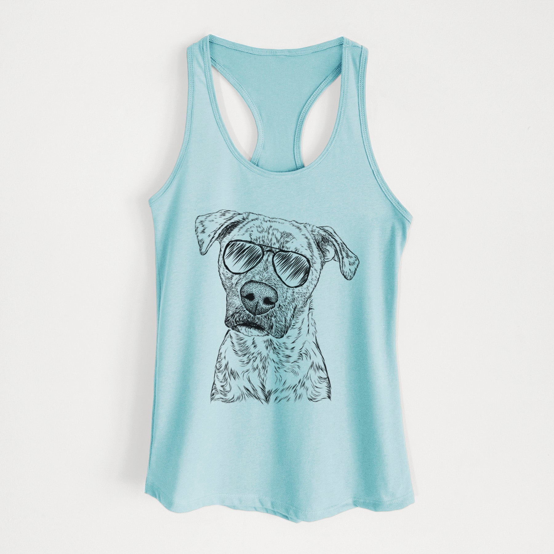 Monster Baby the Pitbull Mix - Women's Racerback Tanktop