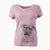 Aviator Monster Baby the Pitbull Mix - Women's V-neck Shirt