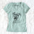 Aviator Monster Baby the Pitbull Mix - Women's V-neck Shirt