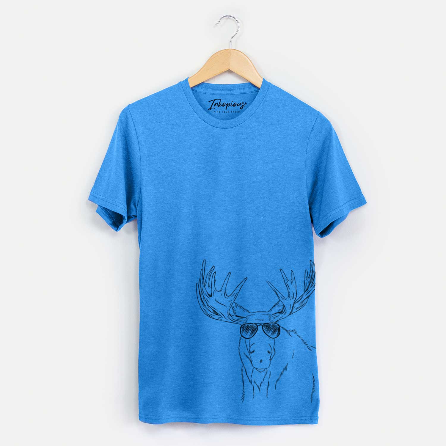 Aviator Monty the Moose - Unisex Crewneck