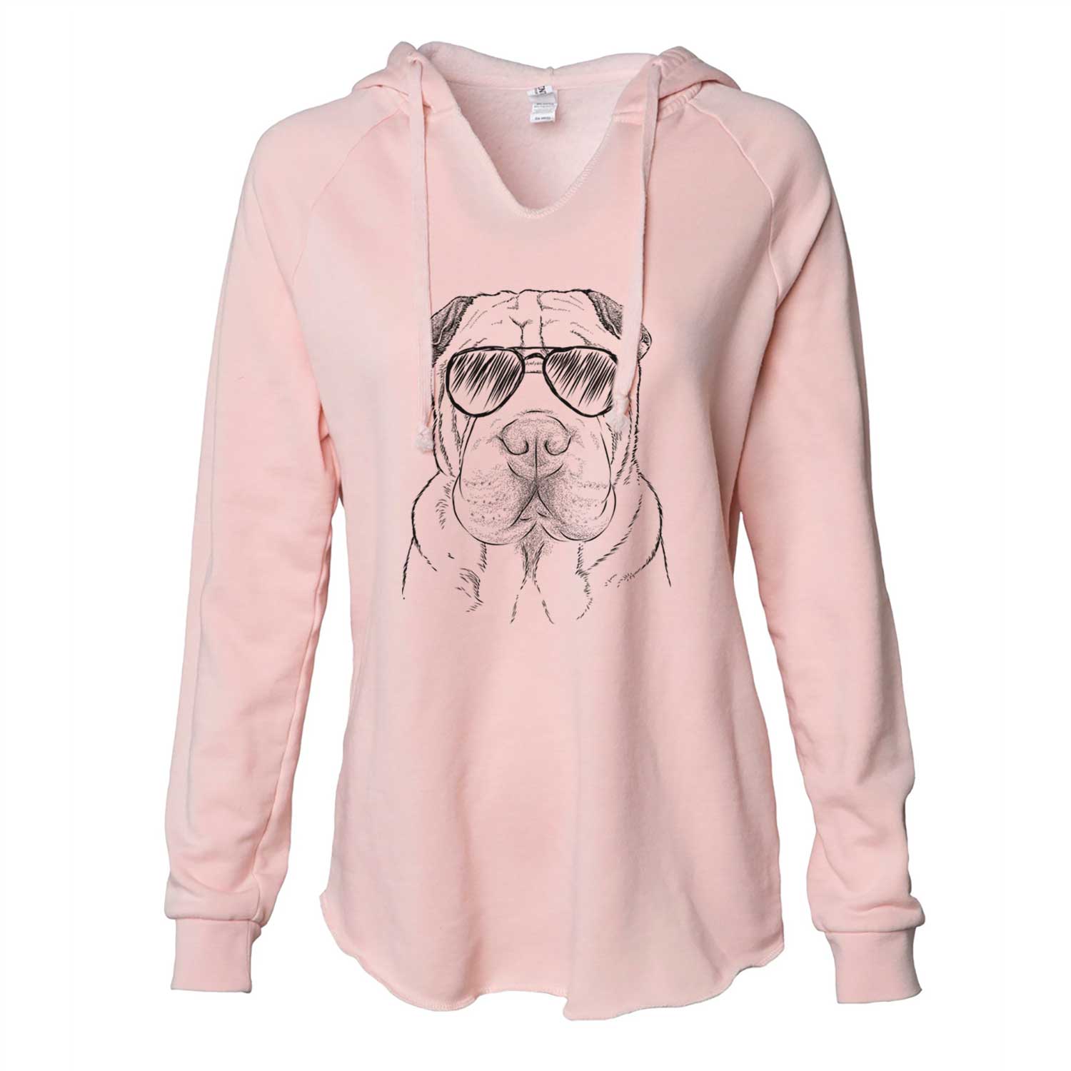 Moomers the Shar Pei - Cali Wave Hooded Sweatshirt