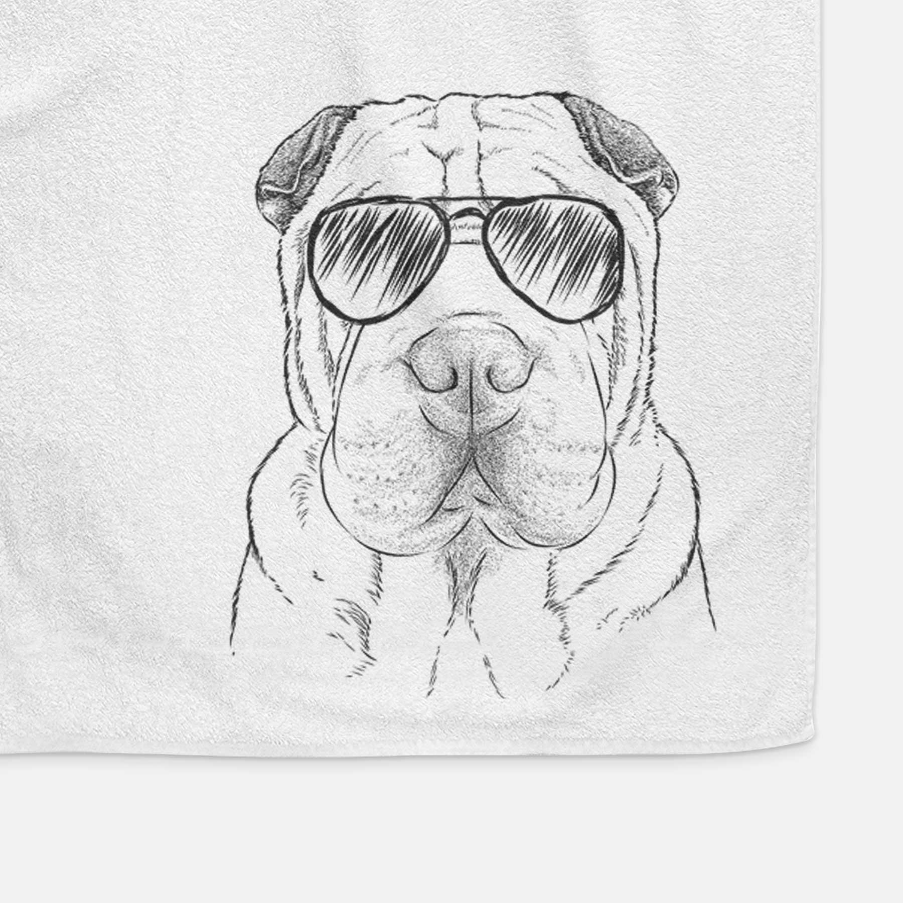 Moomers the Shar Pei Decorative Hand Towel