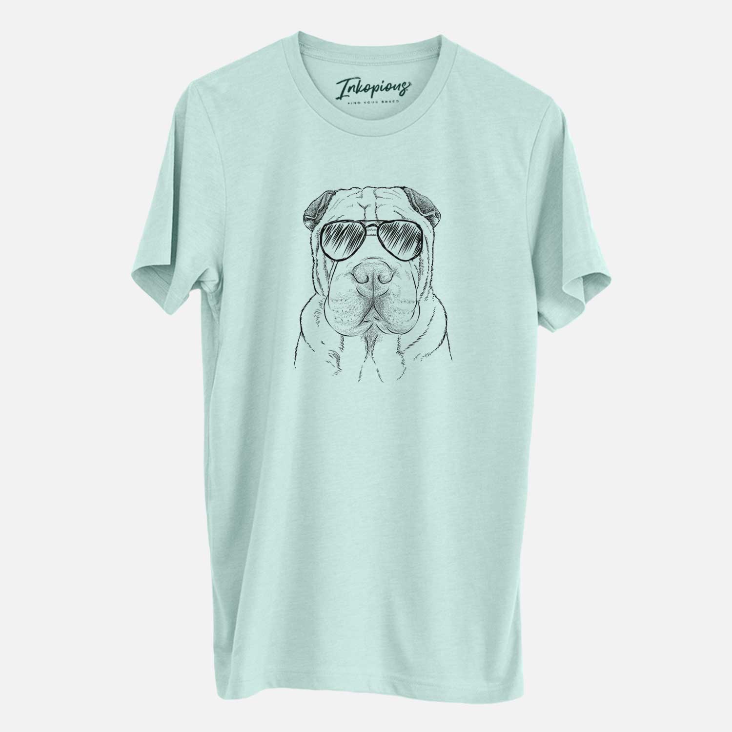 Aviator Moomers the Shar Pei - Unisex Crewneck