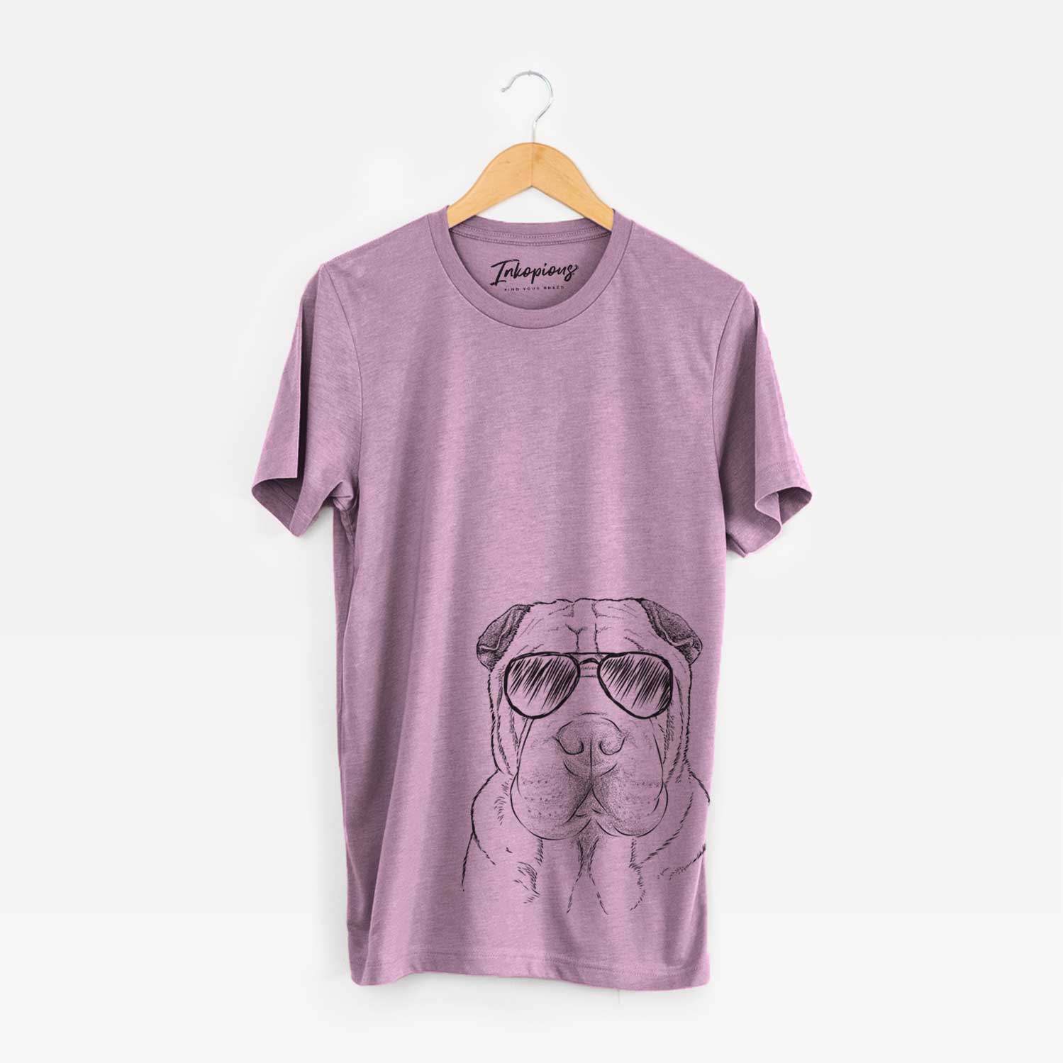 Aviator Moomers the Shar Pei - Unisex Crewneck