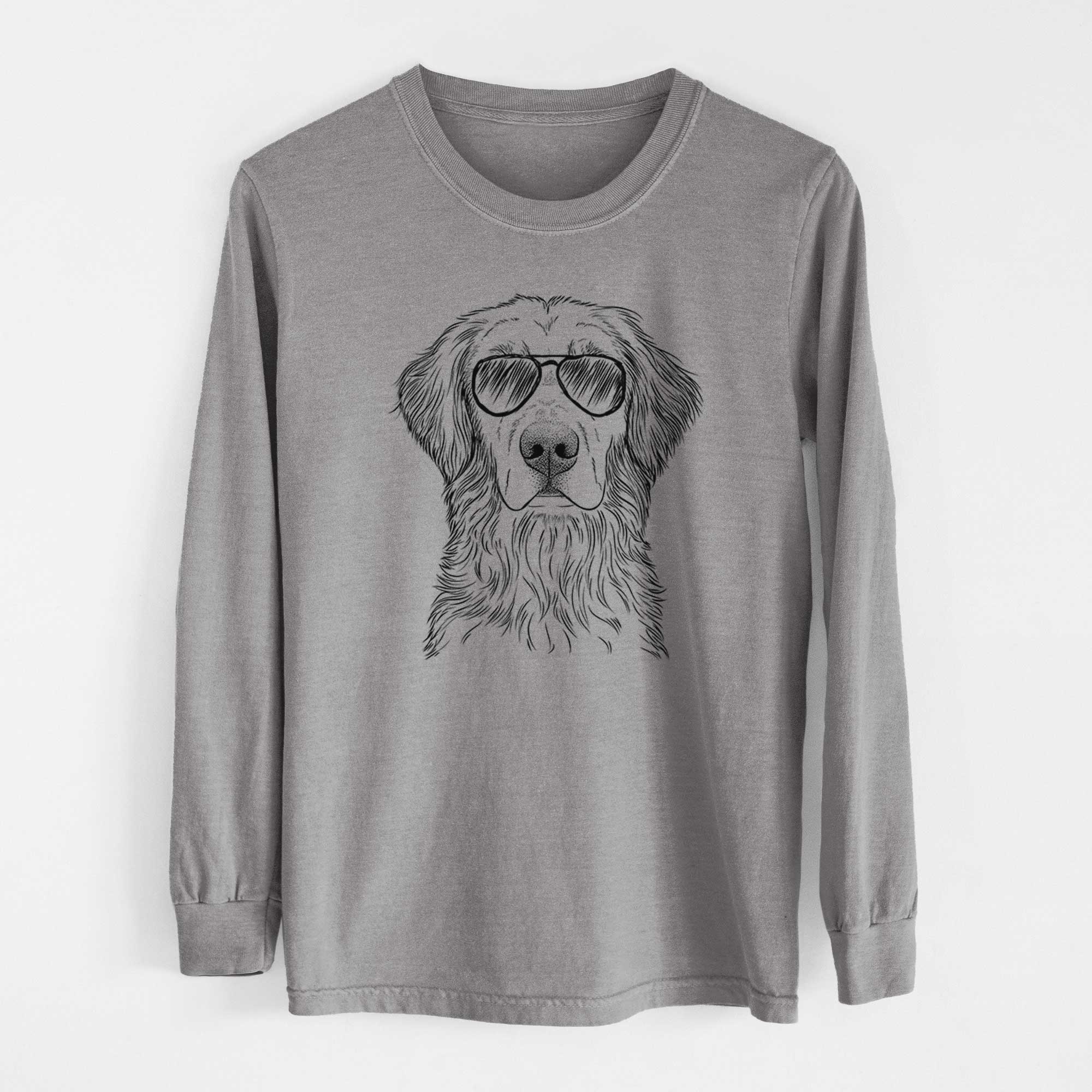 Aviators Moose the Field Golden Retriever - Heavyweight 100% Cotton Long Sleeve