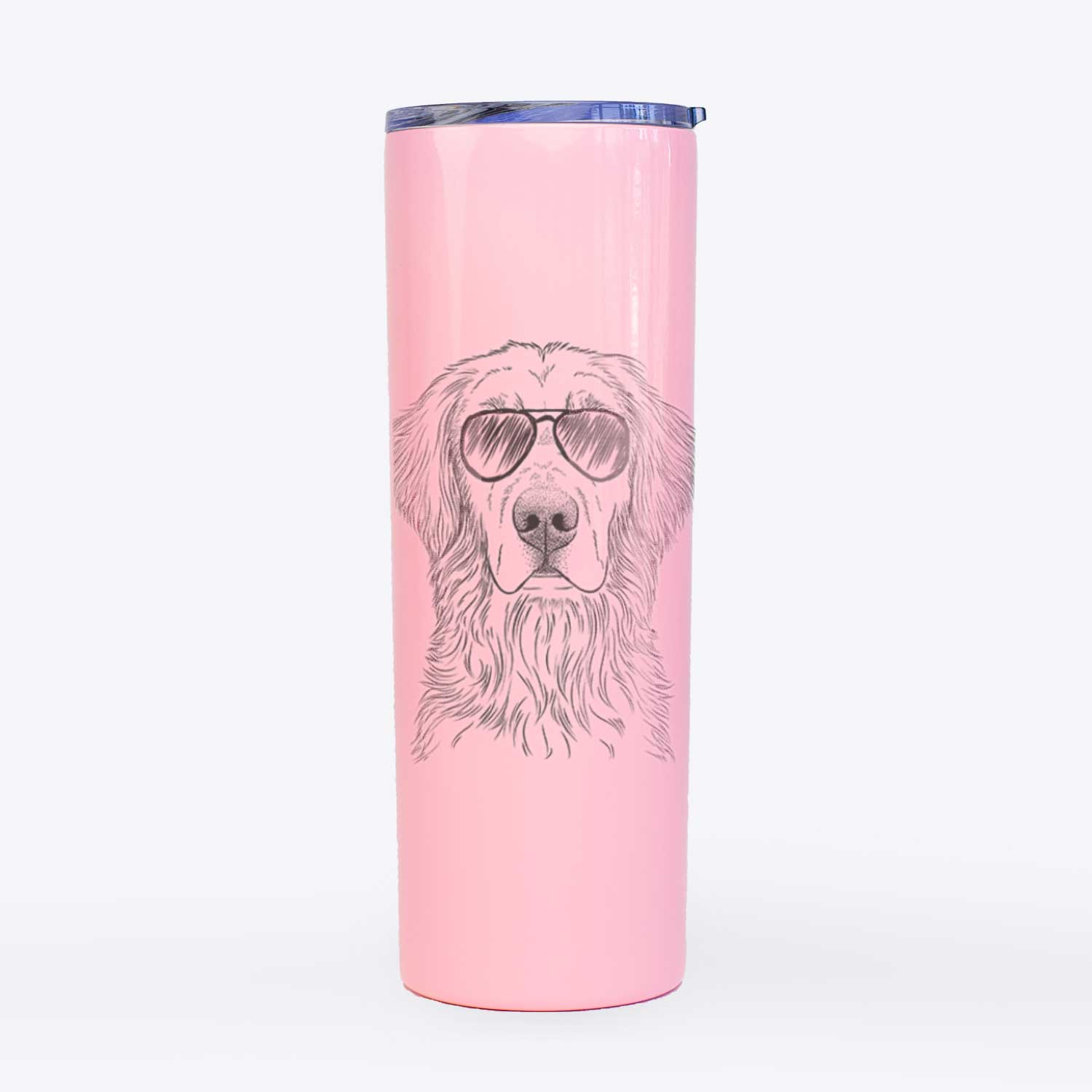 Moose the Field Golden Retriever - 20oz Skinny Tumbler