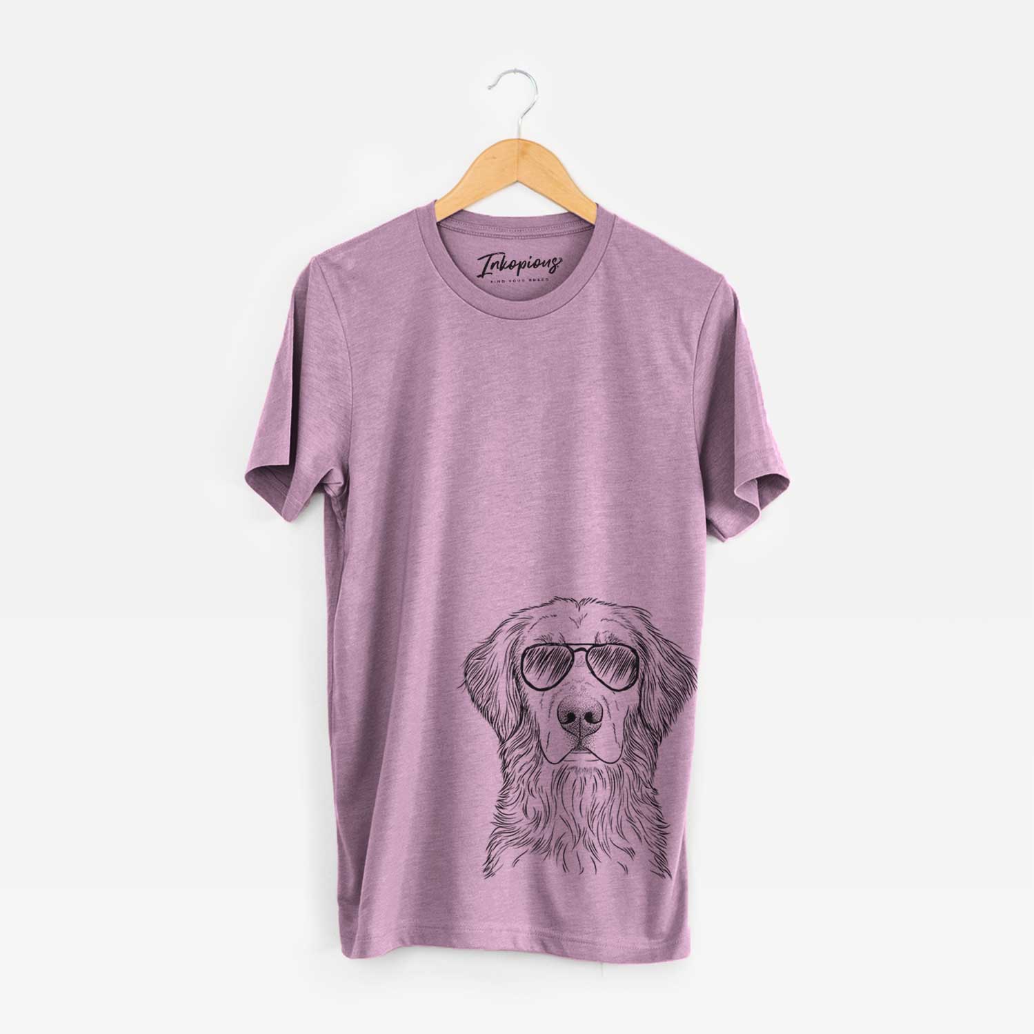 Aviator Moose the Field Golden Retriever - Unisex Crewneck