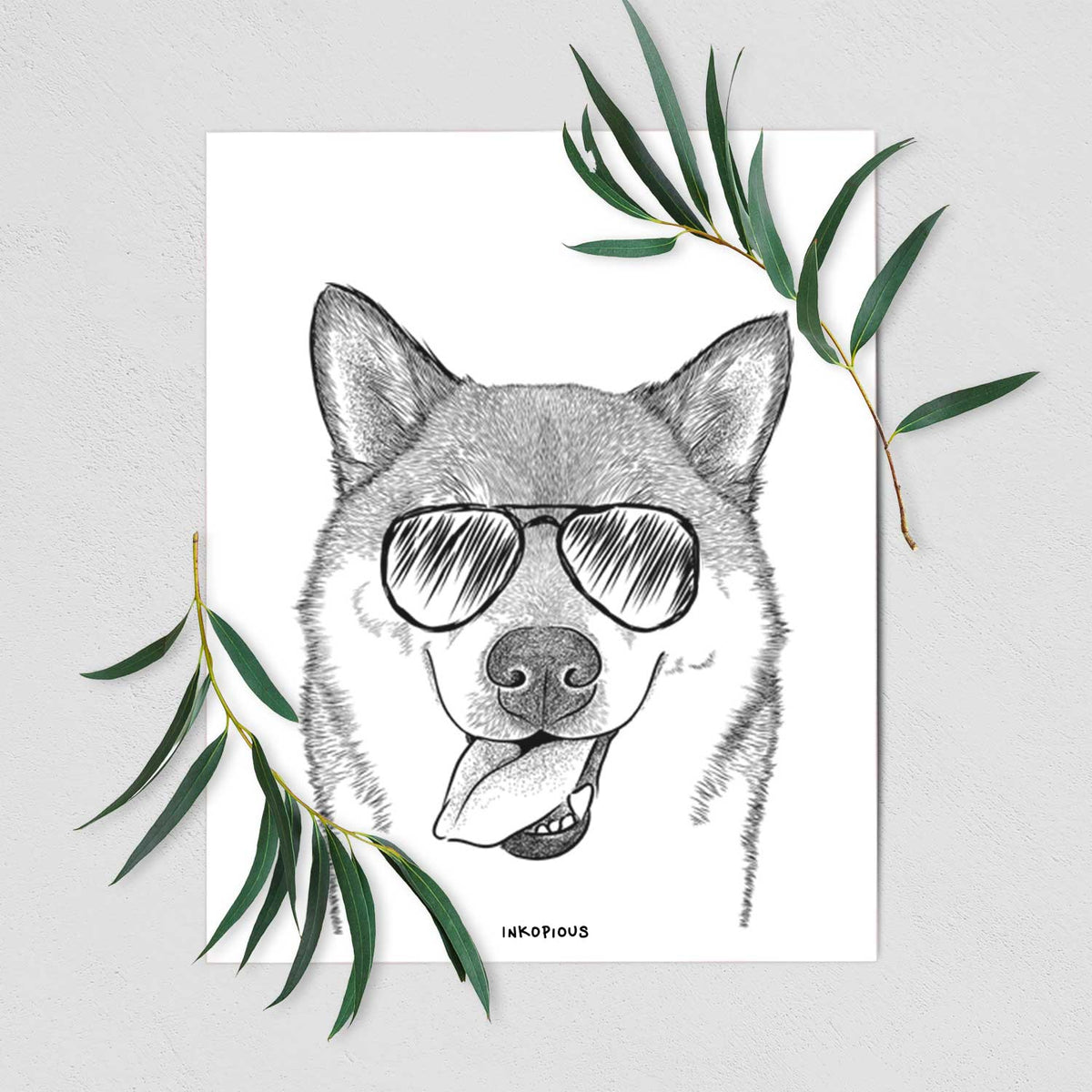 Mothra the Shiba Inu Art Print