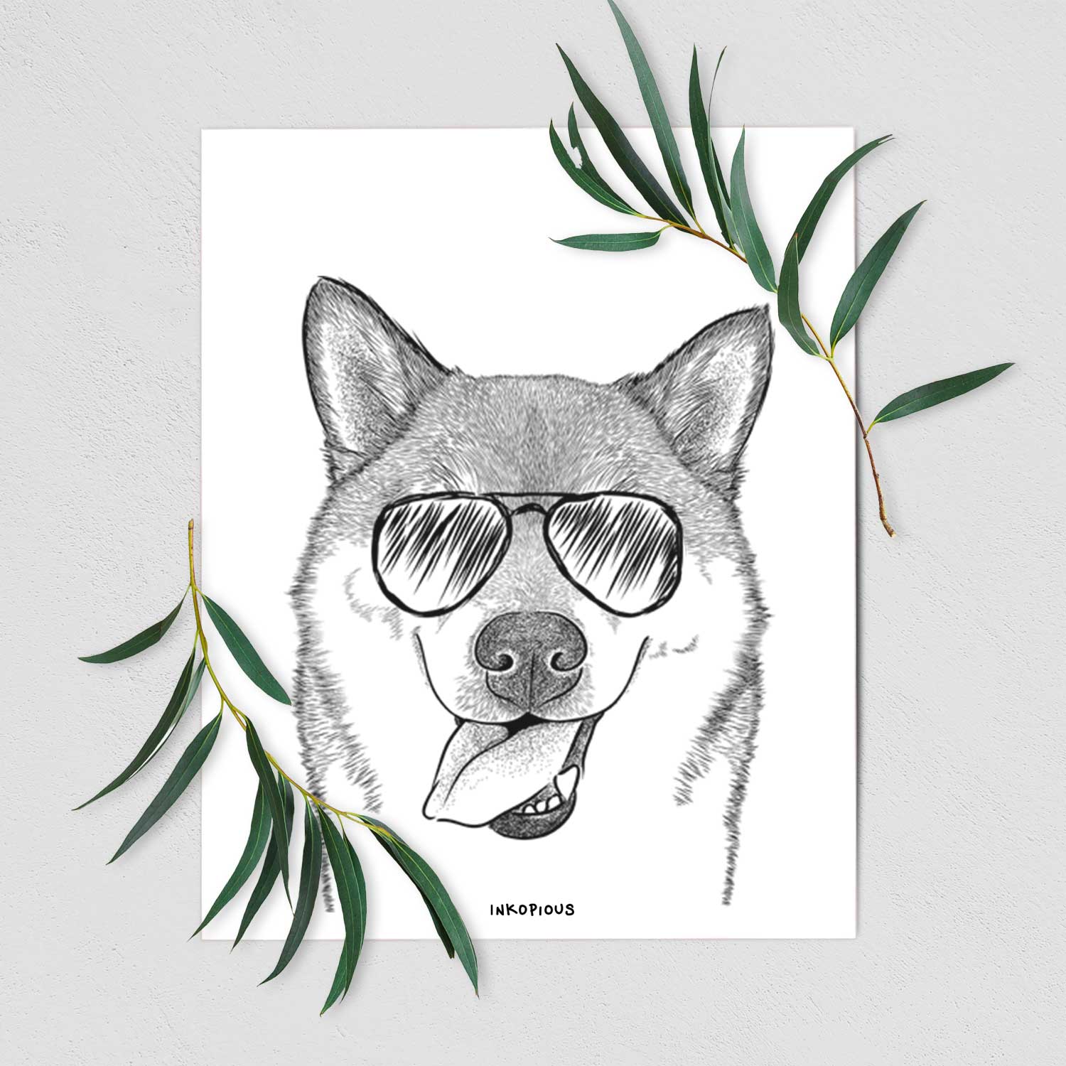 Mothra the Shiba Inu Art Print