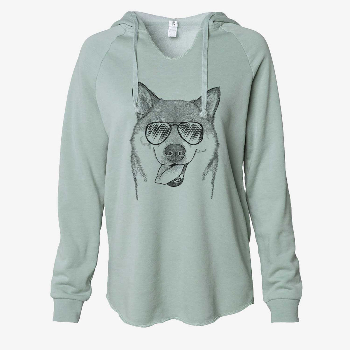 Mothra the Shiba Inu - Cali Wave Hooded Sweatshirt