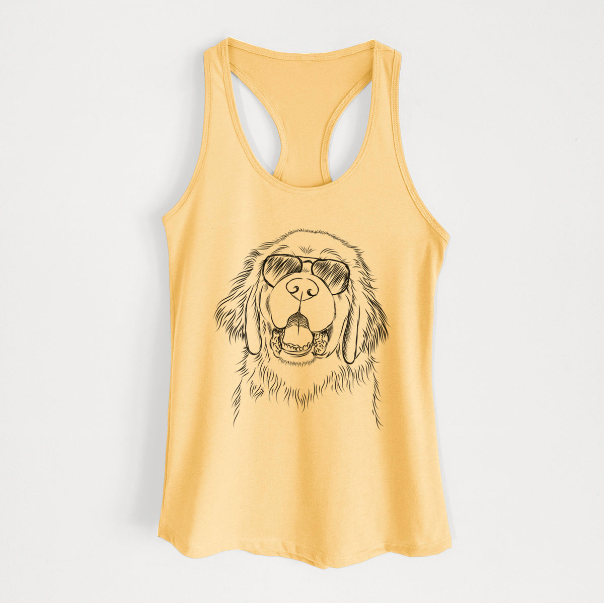 Mozart the Newfoundland - Women's Racerback Tanktop