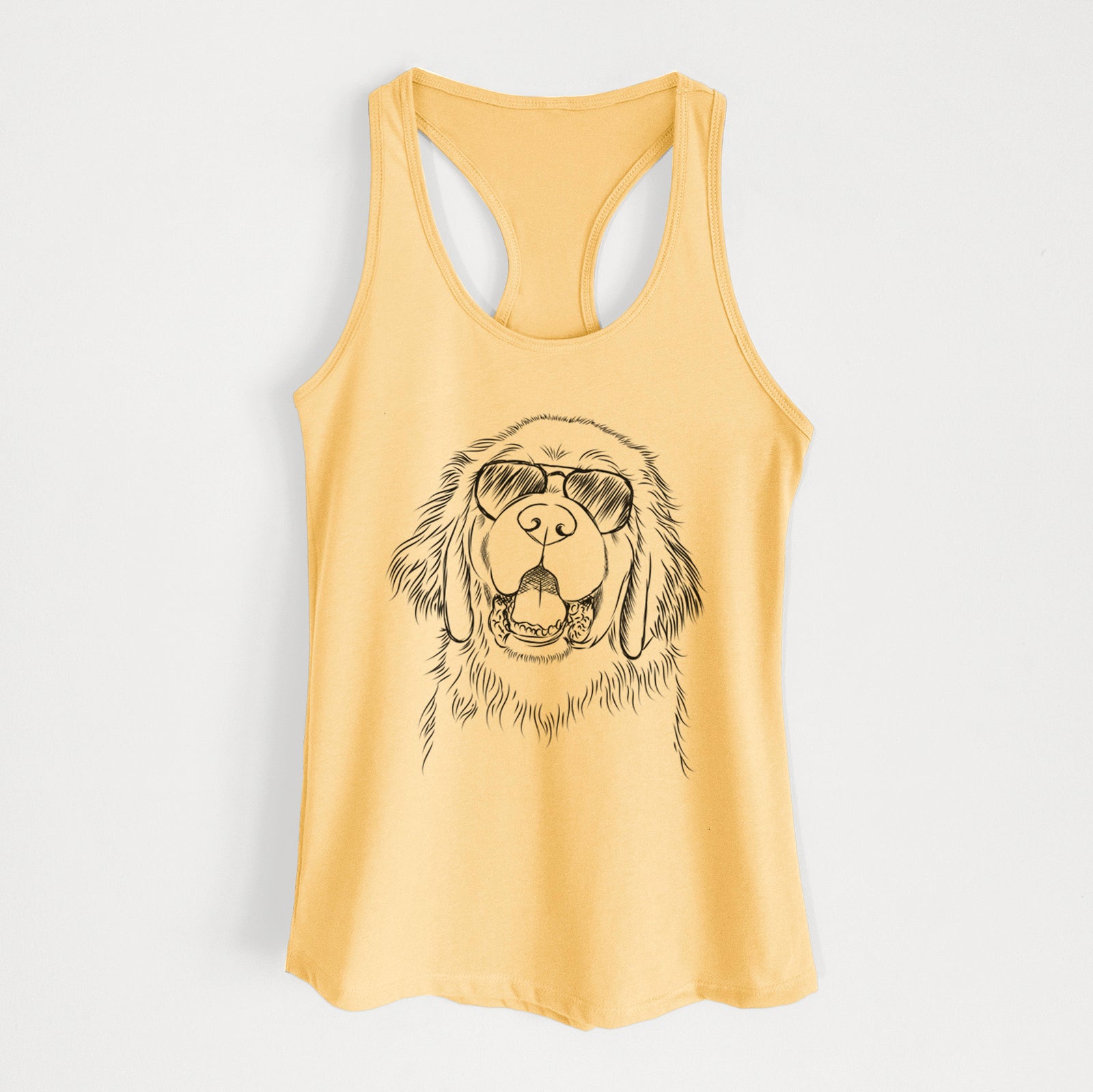 Mozart the Newfoundland - Women's Racerback Tanktop