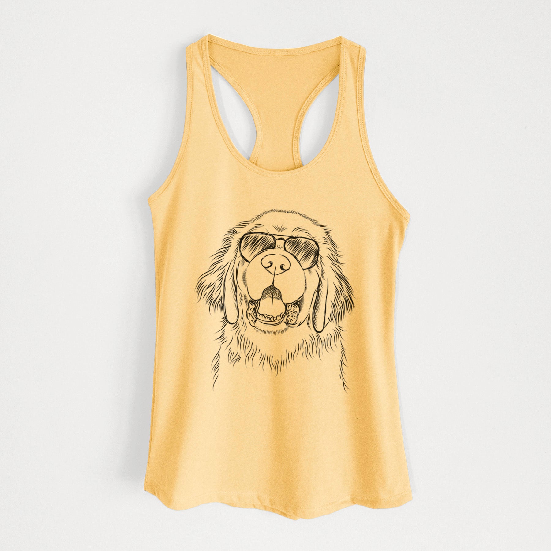 Mozart the Newfoundland - Women's Racerback Tanktop