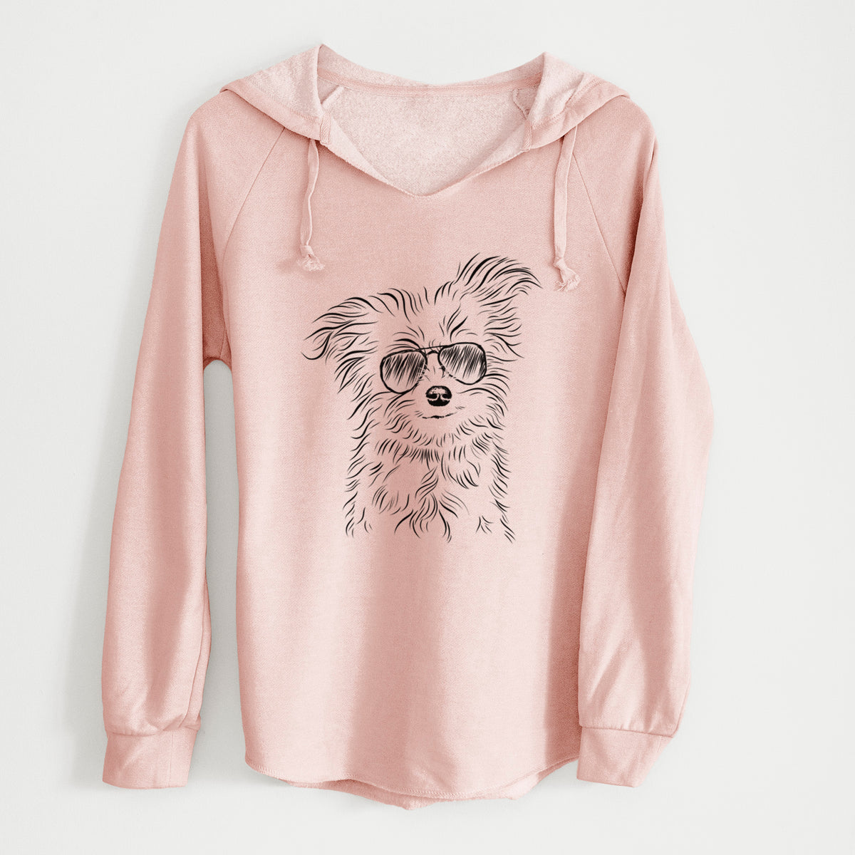 Aviator Mr. Gucci Poochi the Maltese - Cali Wave Hooded Sweatshirt