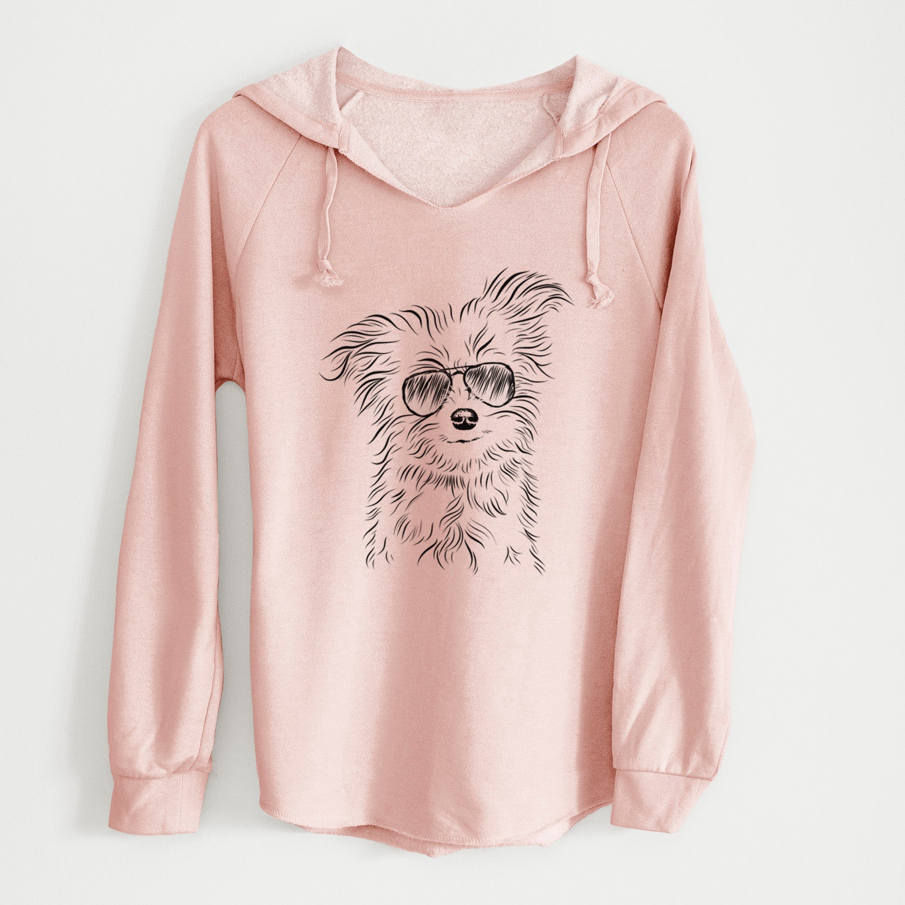 Aviator Mr. Gucci Poochi the Maltese - Cali Wave Hooded Sweatshirt