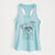 Mr. Gucci Poochi the Maltese - Women's Racerback Tanktop