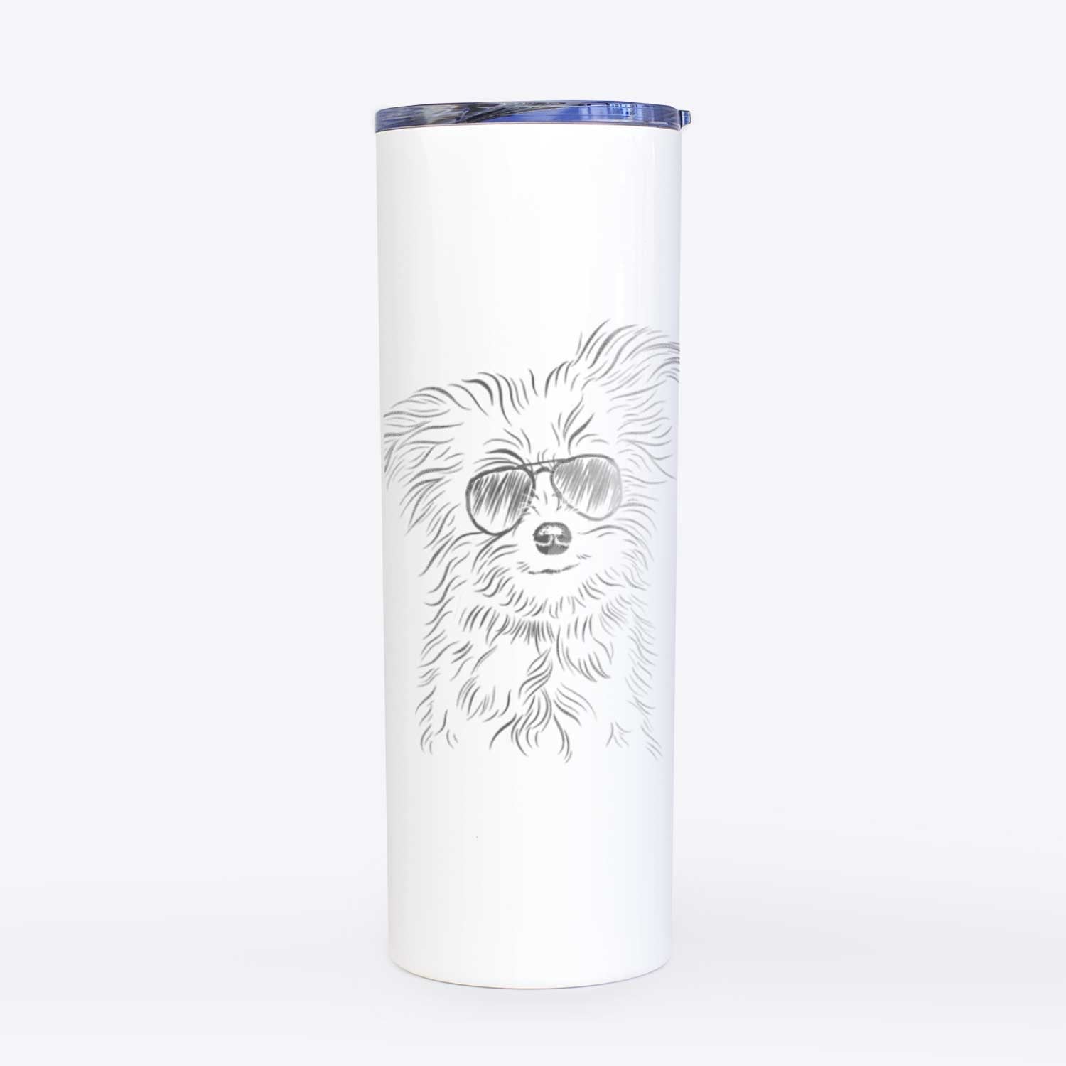 Mr. Gucci Poochi the Maltese - 20oz Skinny Tumbler