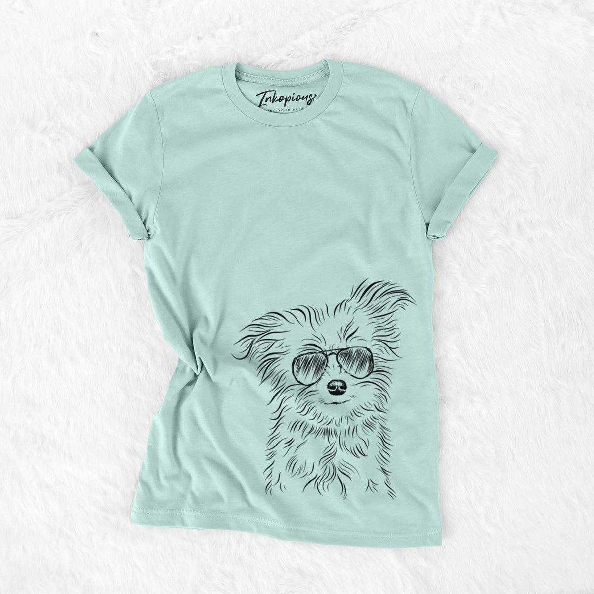 Aviator Mr. Gucci Poochi the Maltese - Unisex Crewneck